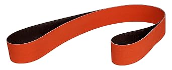 3M Cloth Belt 56360-case 777F, 1 In x 60 In 80 YF-weight L-Flex, 200 Per Case, Ceramic, Coating, Cut, Cutting Angle, Flute, Orange Pack of 200