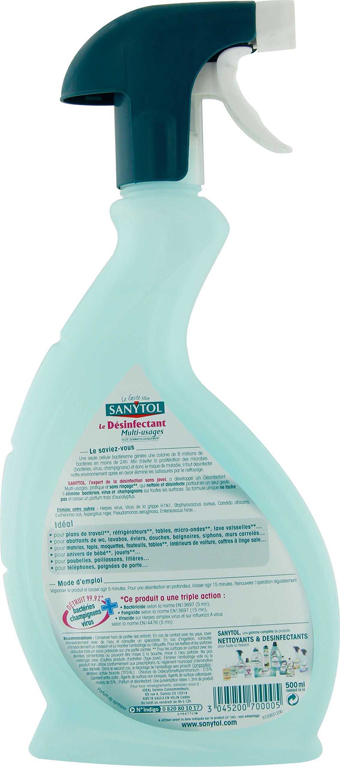 Pgz 29524 Sanytol Multi Purpose Disinfectant 500 Ml | Desertcart