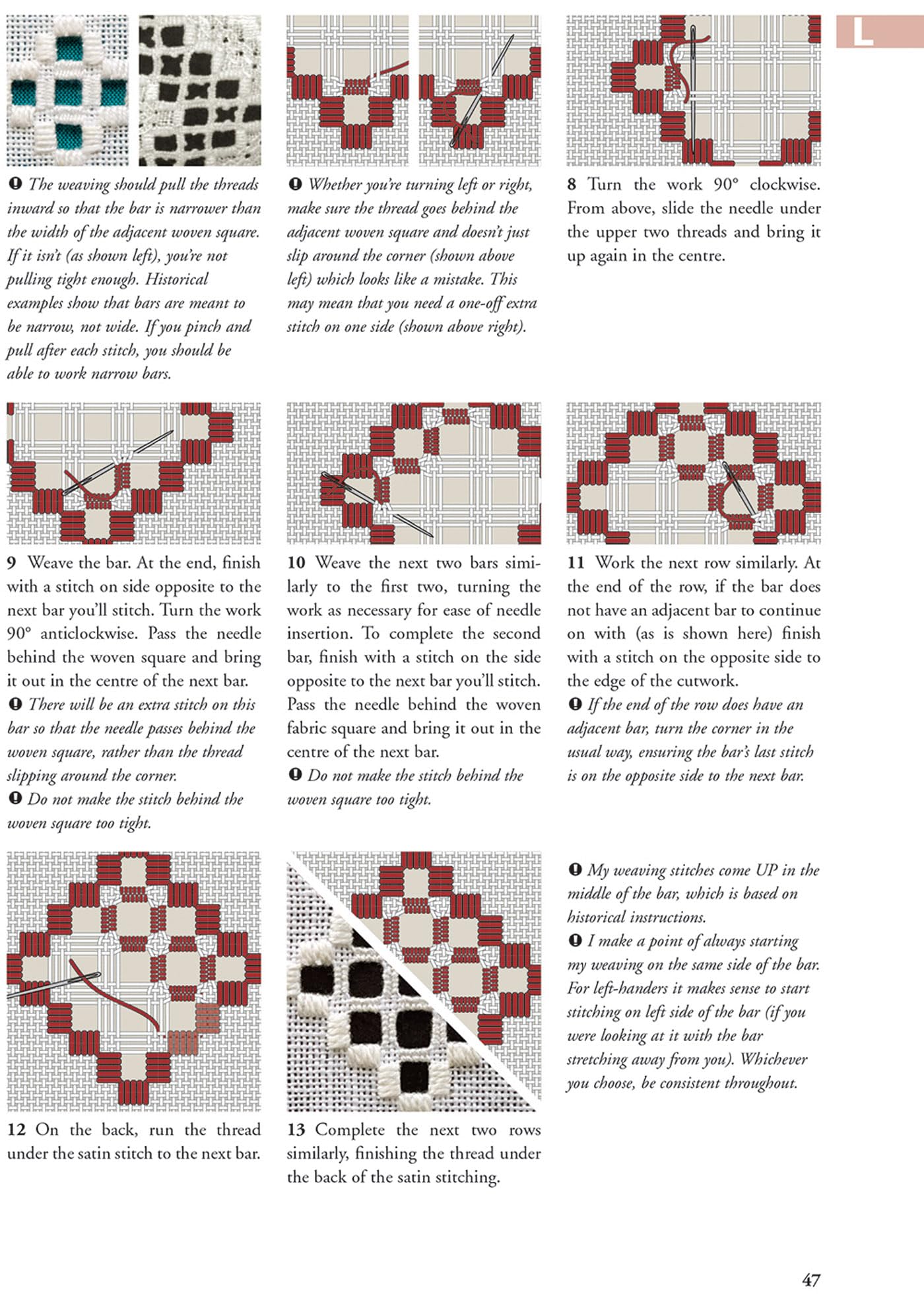 Hardanger Filling Stitches: A Step-by-Step Handbook