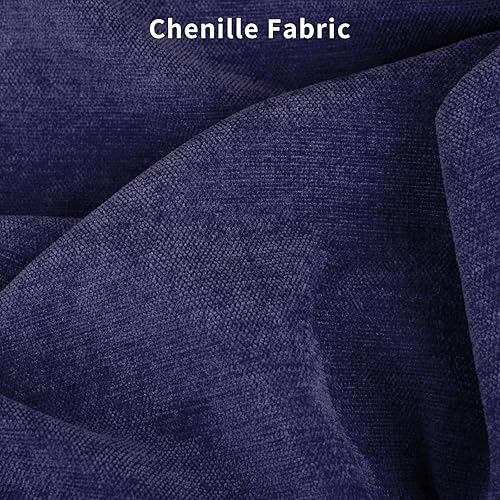 Miniatura 2 de Cojín de banco de 42 pulgadas, tela de felpilla, espuma de alta densidad, parte inferior antideslizante, cojín de asiento largo para interiores,