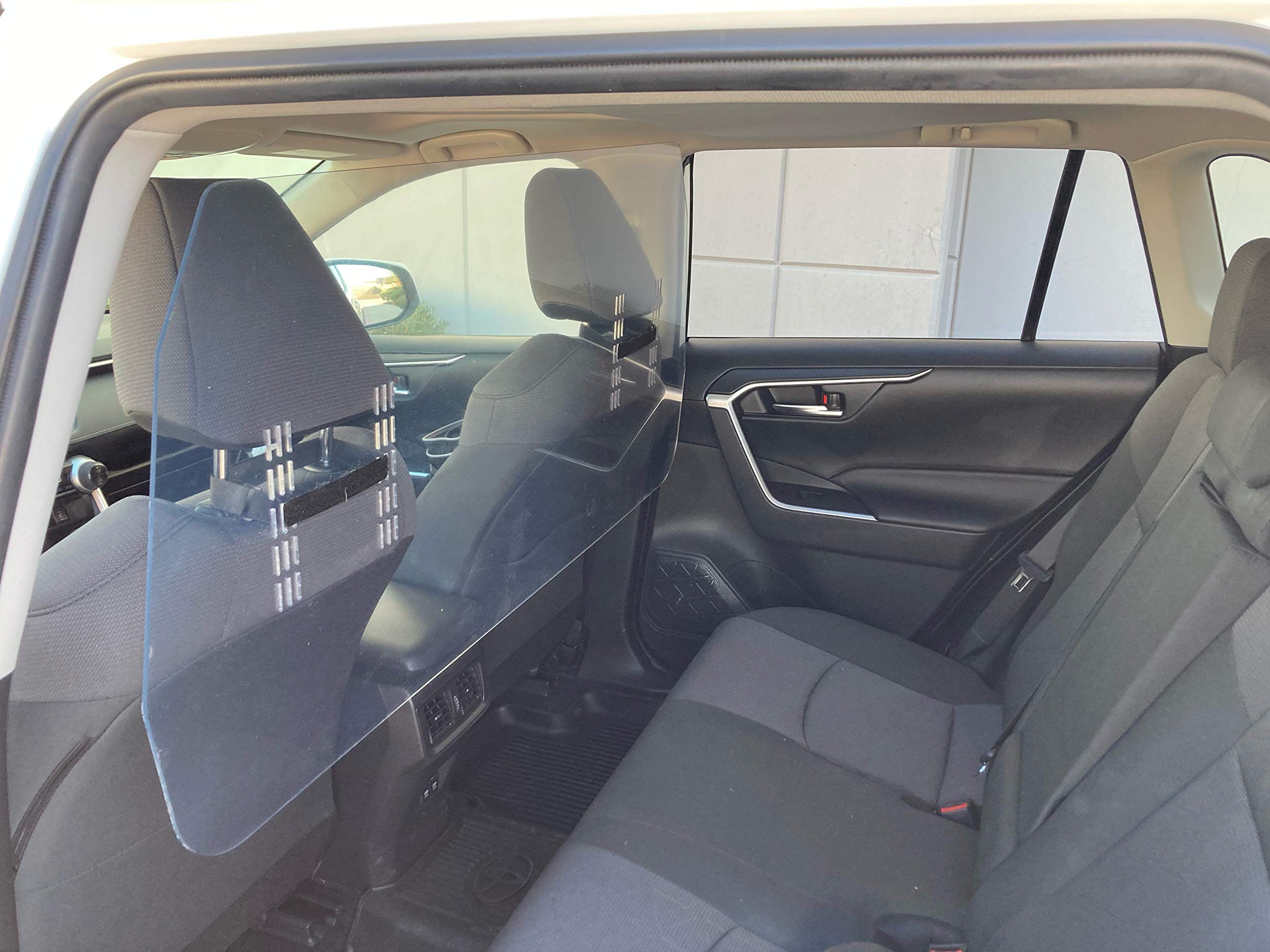 Photo 1 of Rideshare Shield Vehicle Sneeze Guard Interior Safety Barrier Car SUV Taxi 