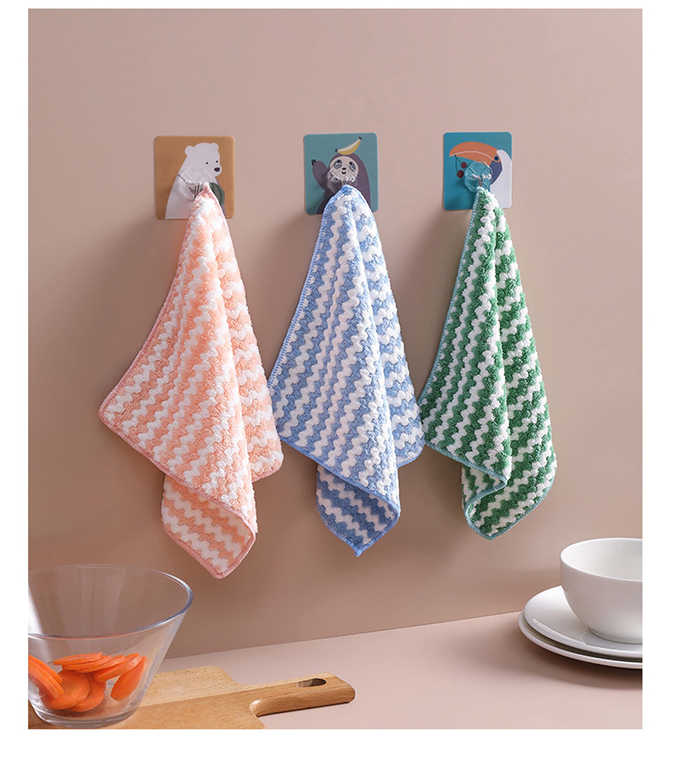 Orange Paper Cleaning Cloth,Coral Fleece Microfiber Dishcloth, Dish Washing Towels,Quick Dry Thicken Towel Rag Wipe for Kitchen & Bathroom 30cm * 30cm (Pack of 3) (B0BR9Y8J2H) Amazon Price History, Amazon Price Tracker