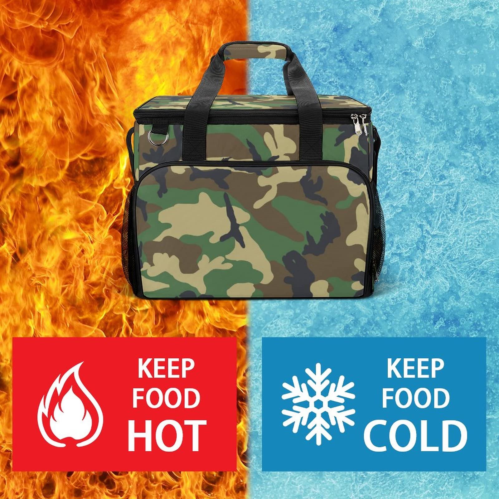 RTIC ランチバッグ クーラー 保冷 Camo カモフラ ブラック セット 楽天市場】野球 カモフラクーラーバッグ ランチバッグ 5L