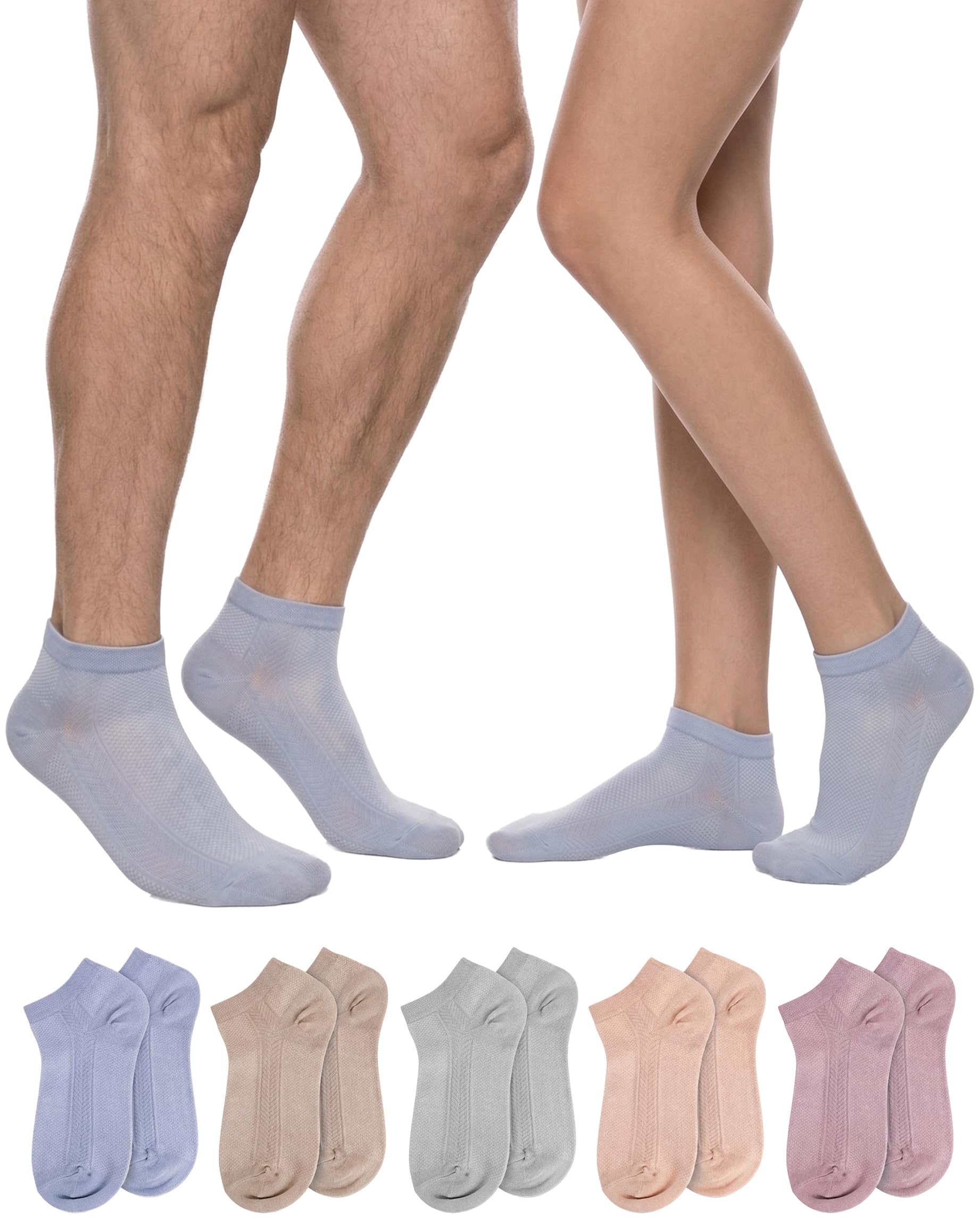 Women Ankle Sports Socks | Breathable Cotton Mesh | Cushioned Sole & Arch Support | Soft Stretch Low Cut Athletic Socks for Running Gym Daily Wear (Multicolor)-image-41