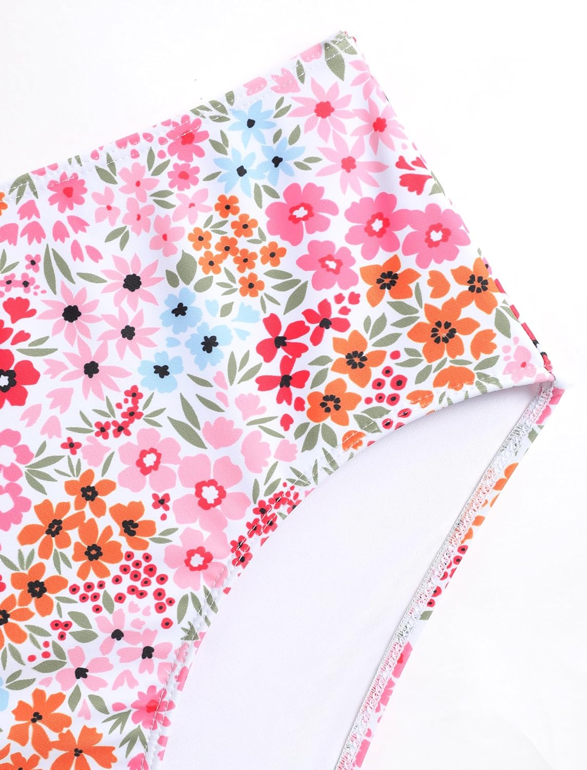 ZAFUL Two Piece Tankini Swimsuits for Women Cute Bathing Suit Twist Front Cropped Swim Tank Top with High Waisted Bottom - Image 6