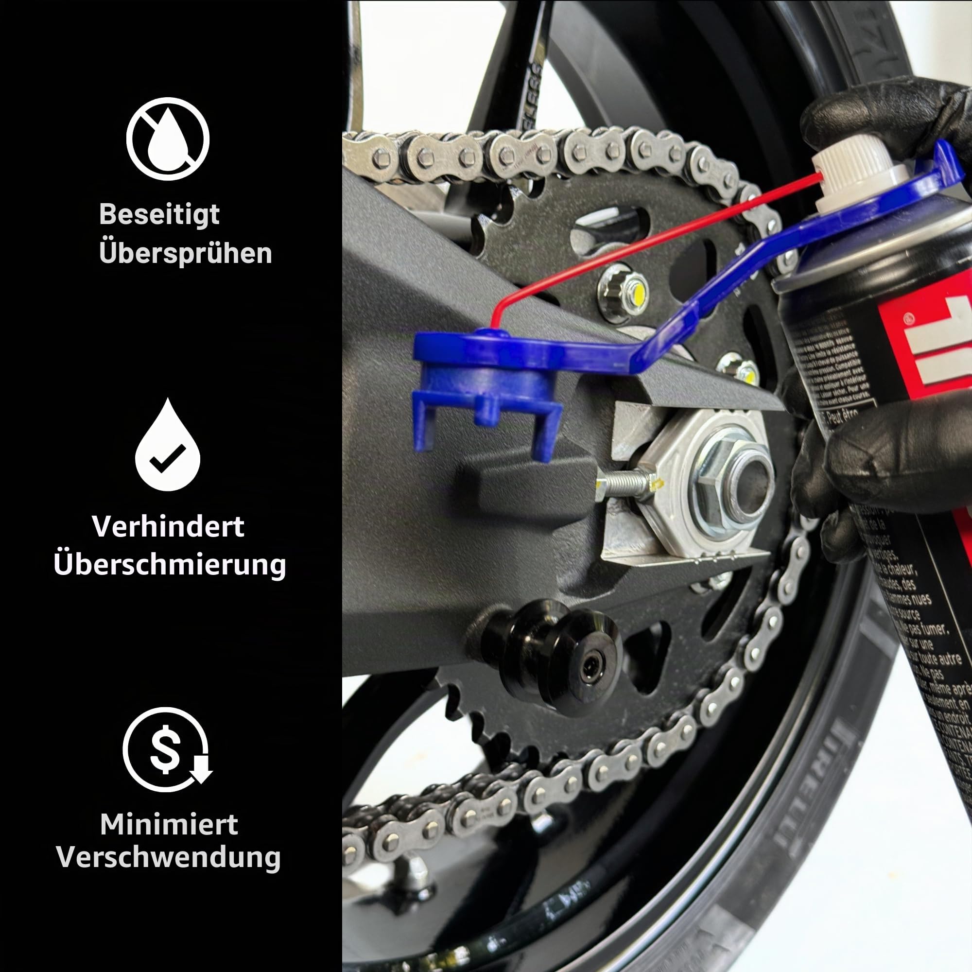 Oinker Motorrad-Kettenöler für 525 Kettengröße - Dirtbike Streetbike Kettenwerkzeug | Dirtbike, Streetbike, Kettenwerkzeug