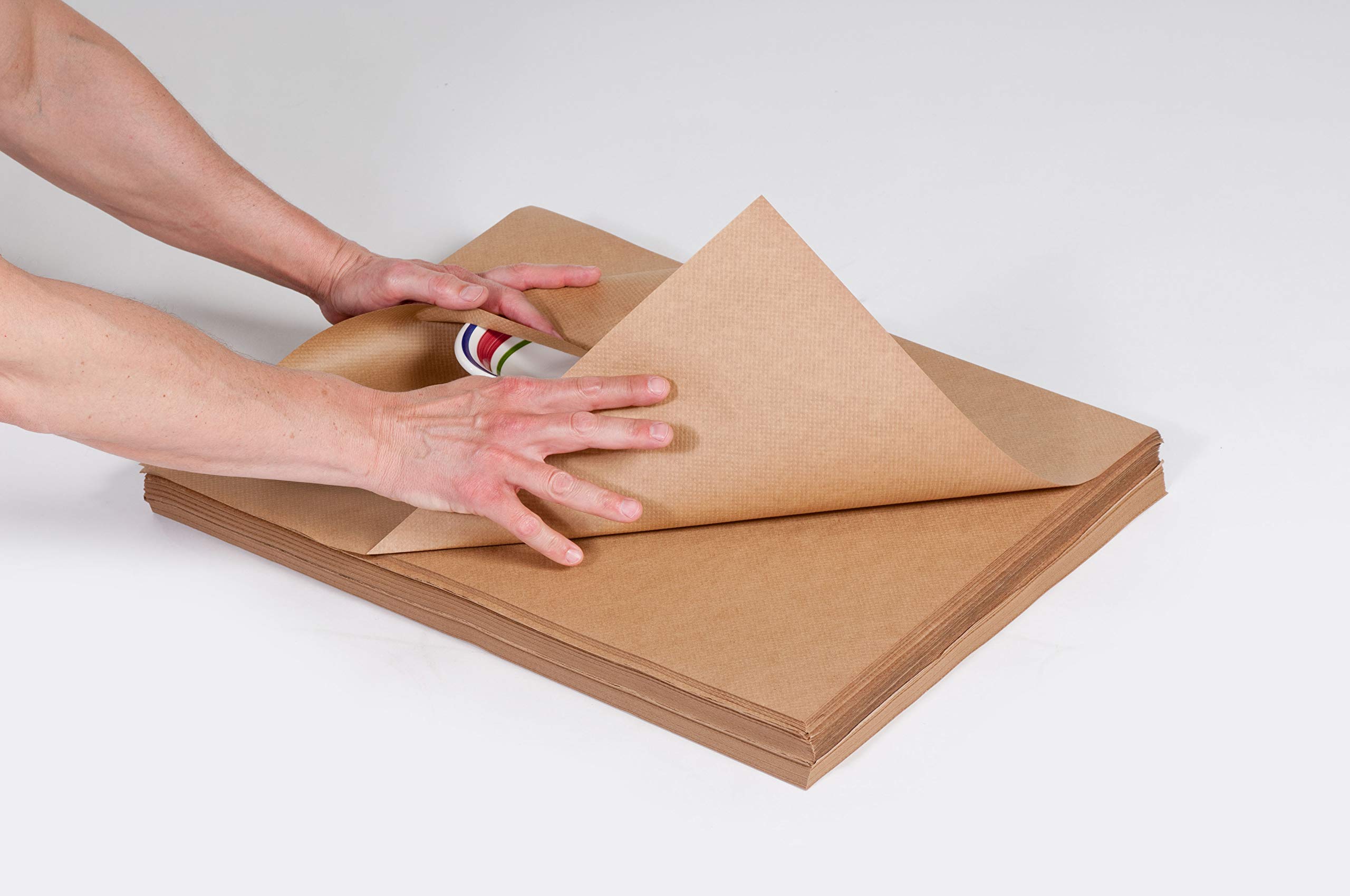 The Packaging Wholesalers 61 x 36 cali 60 # wcięte arkusze papieru pakowego, 25 #/pakiet (PIKP2436)