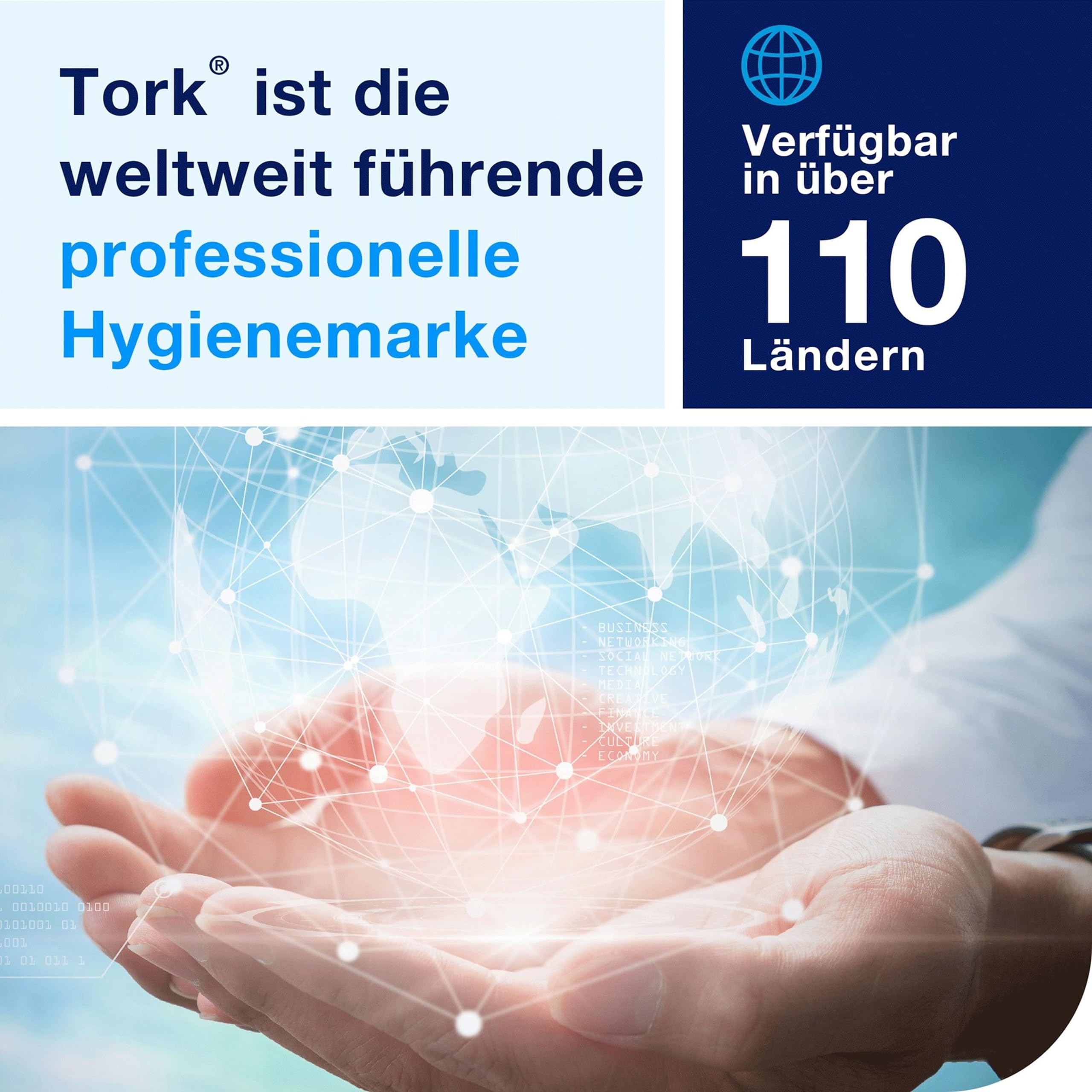Tork Zickzack Papierhandtücher grün H3, Advanced Falthandtücher für Papierhandtuchspender, saugfähig und reißfest, 2-lagig, 15 x 250 Tücher, 290273
