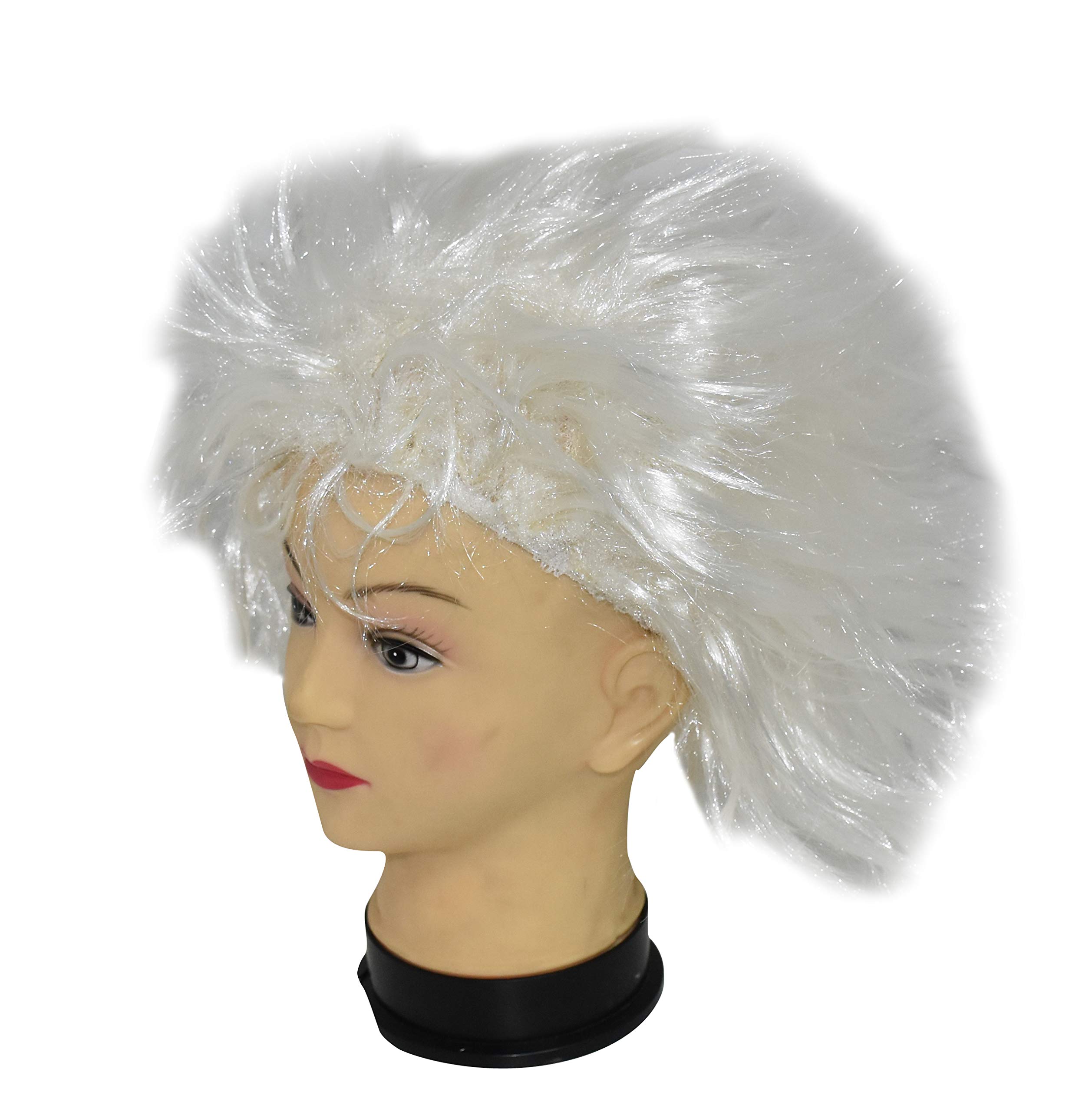 Wig Holi Silver Color Fancy Joker Clown Hair Wig Holi Halloween Festival Costume