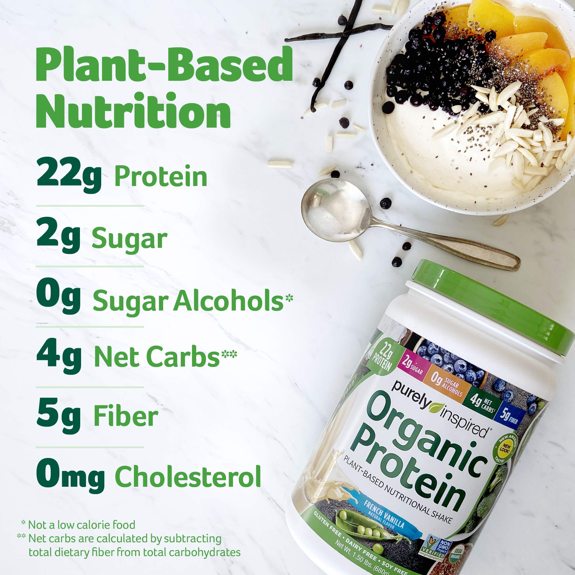Vegan Protein Powder Smoothie Mix Purely Inspired Organic Protein