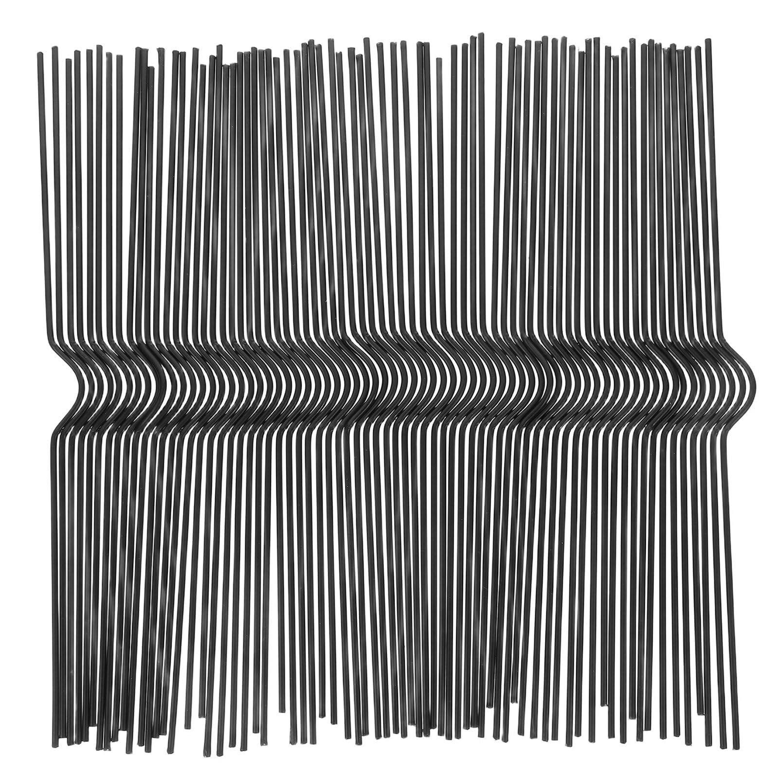 Cabilock 100 Unidades Gancho de Alambre para Colgar Calendarios Resistente Hierro Negro Doble Espiral para Calendarios Álbumes Pósteres y Banners Pared Instalación Rápida Herramientas
