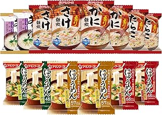 アマノフーズ フリーズドライ にゅうめん ・ 炙り海鮮雑炊 7種類14食 セット