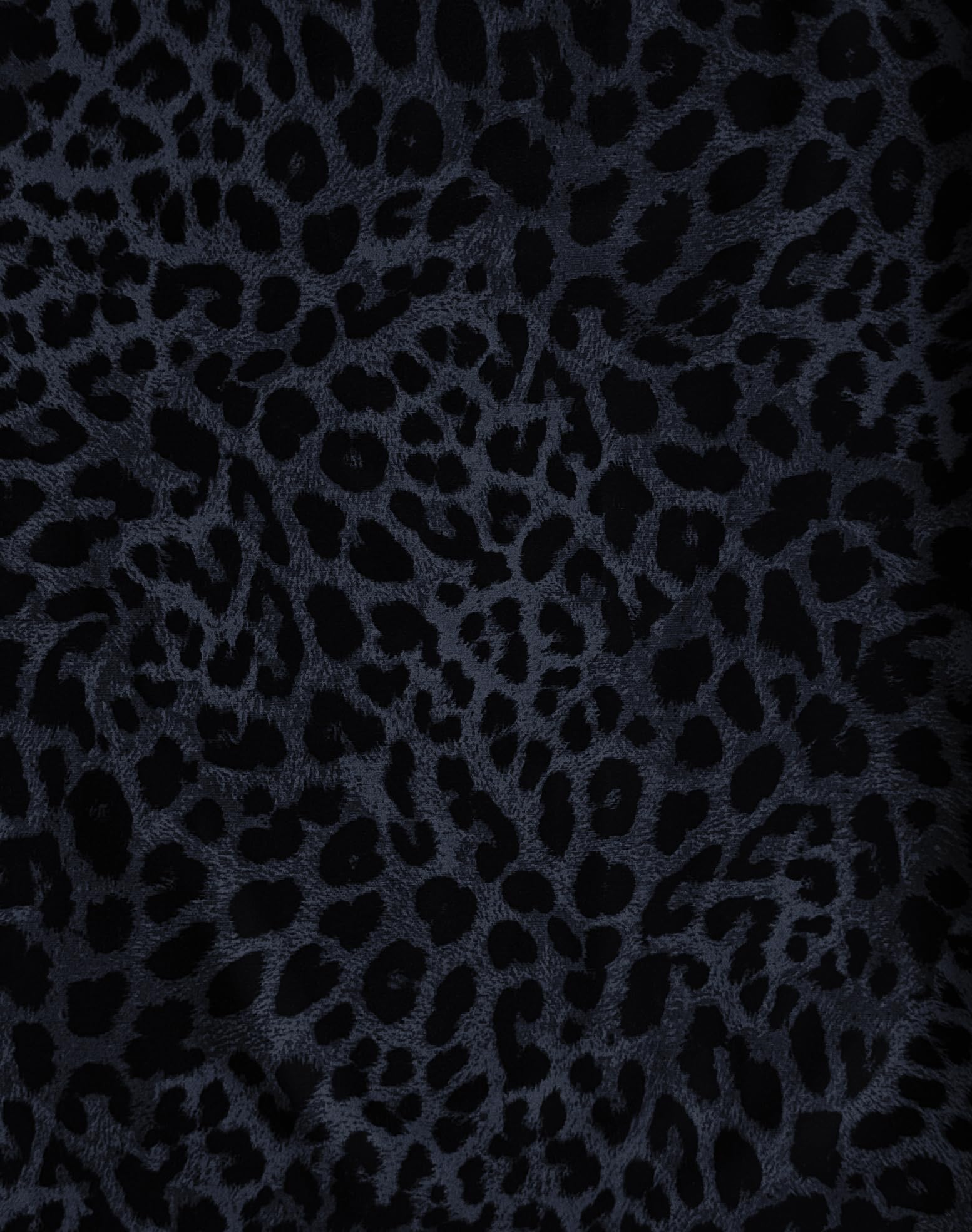 FASHICONS - Leggings de yoga para mujer de cintura alta, con estampado de leopardo, color gris oscuro, azul, con bolsillos, suaves, a prueba de sentadillas, control de abdomen, pantalones de