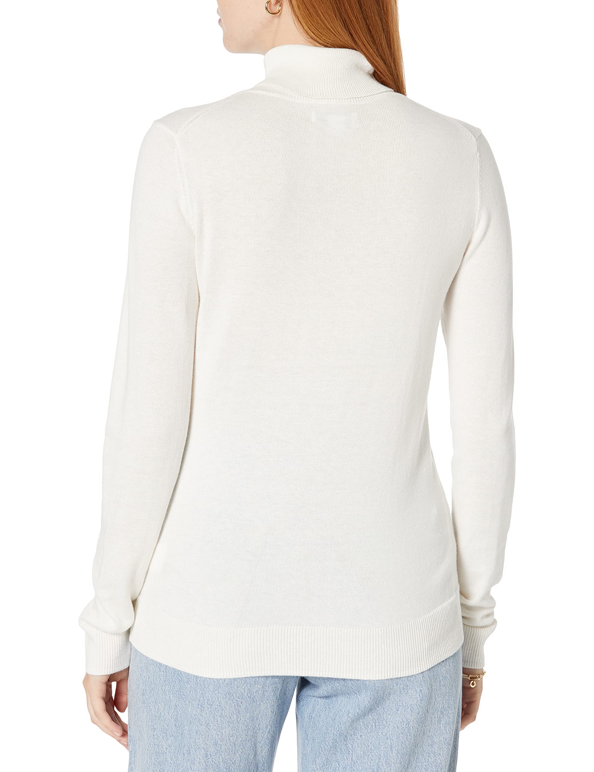 Amazon Essentials Maglione A Collo Alto E Maniche Lunghe Leggero con vestibilità Classica (Taglie Forti Disponibili) Donna