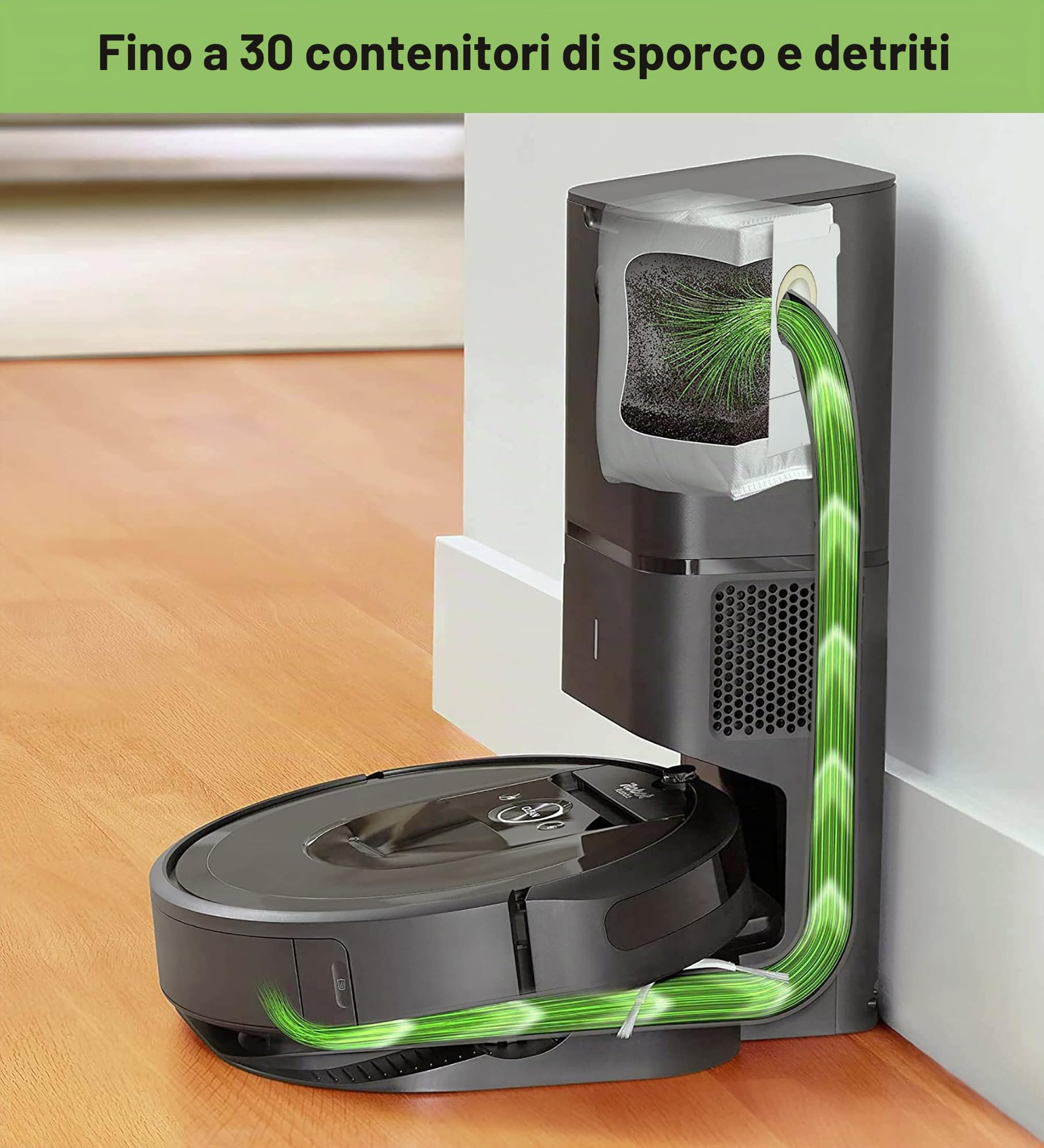 14 sacchetti per aspirapolvere compatibili con iRobot Roomba i/s/j e Combo i/j, sacchetto di ricambio per 706/705/505/405/205/105/104/j5+/j6+/j7+/j8+/j9+/i1+/i2+/i3+/i4+/i5+/i6+/i7+/i8+/s9+