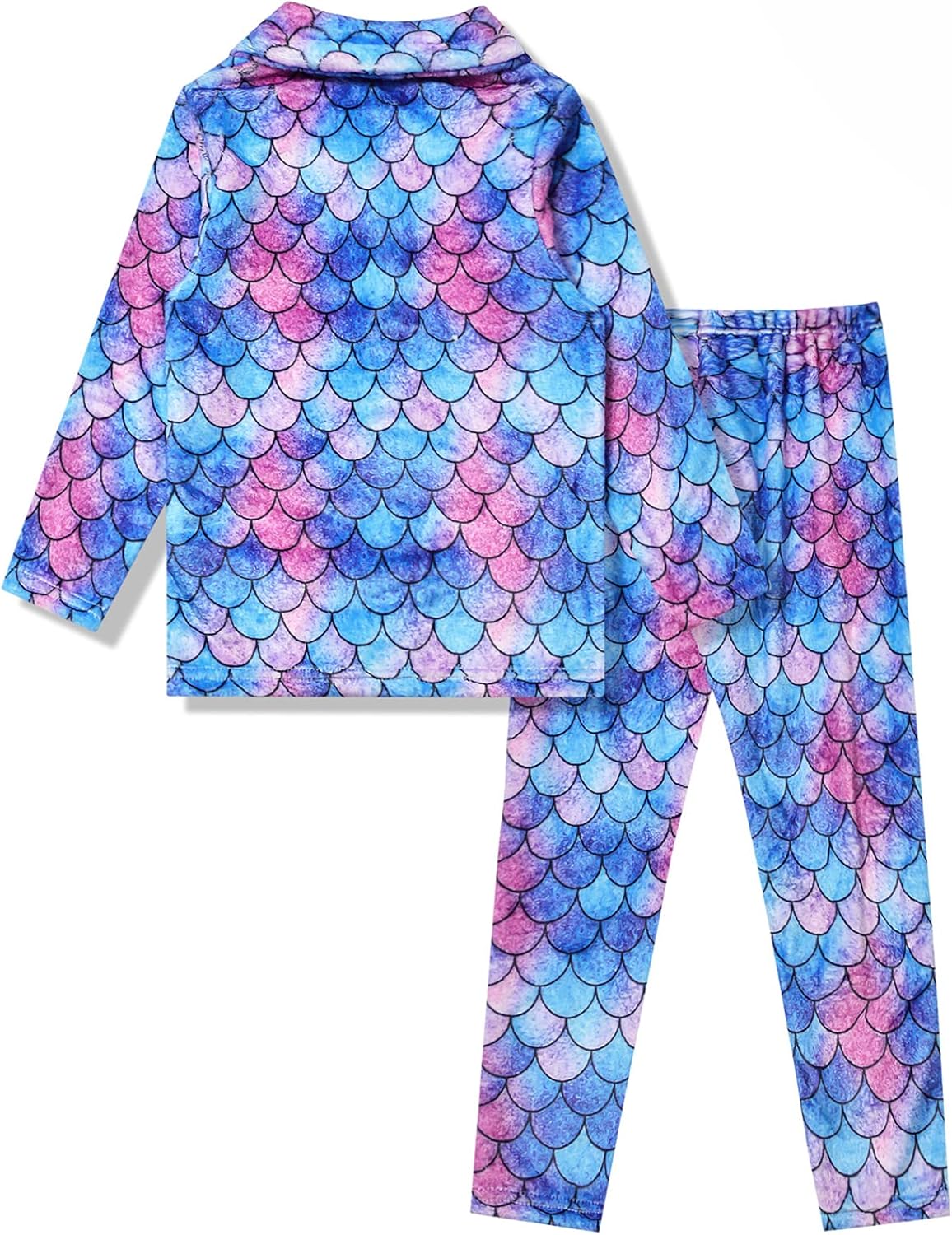CHILDRENSTAR Girls Fleece Pajamas Pj Set Warm Winter Fall Sleepwear Soft Tops Pants - Image 2