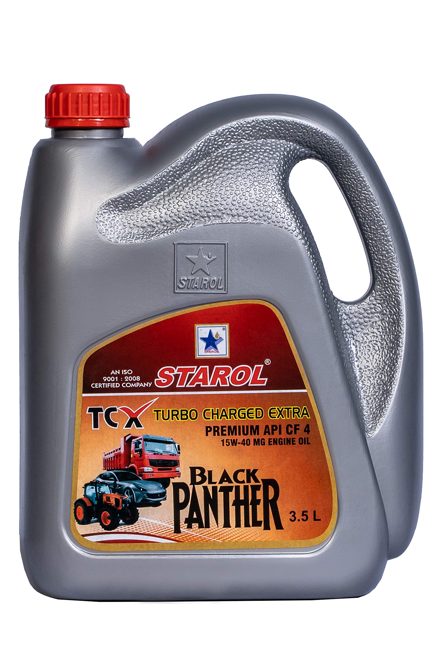 STAROL Black Panther 15W-40 Multigrade (API CF4) Diesel Engine Oil for Truck, Car, tractor, JCB lifter, trailers (3.5 L)