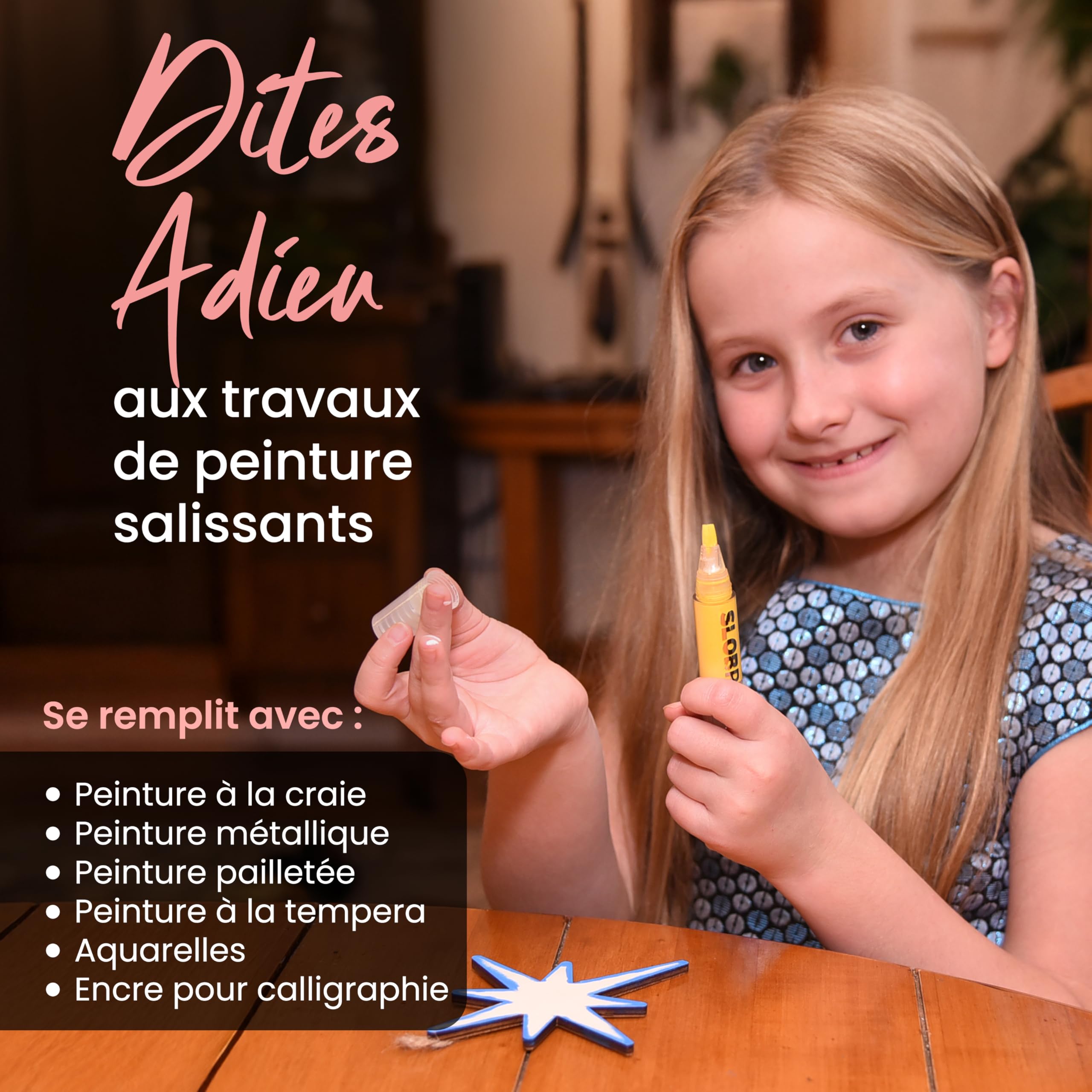 Slobproof Paint It! Stylos de Peinture & Décoration Rechargeables, Pour Maison, Bricolage, Arts, Hobbies & Scrapbooking, Lot de 5