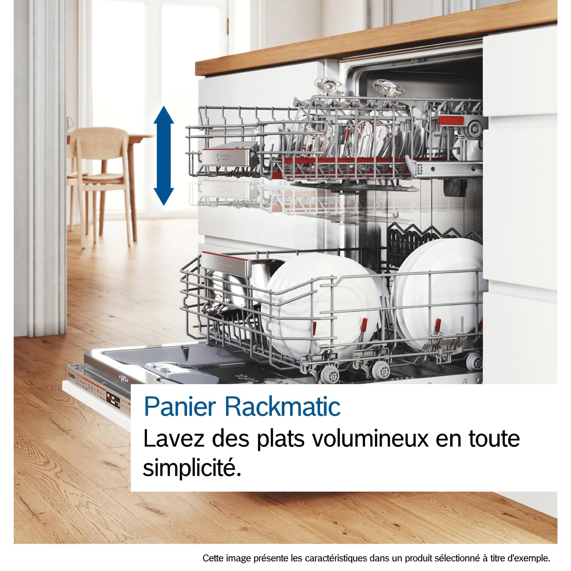 Bosch SMV25EX06F Series 2 - Dishwasher, Built-in, Info Light | 60 cm, Induction motor, Upper basket adjustable to 3 heights, AquaStop, red indicator light
