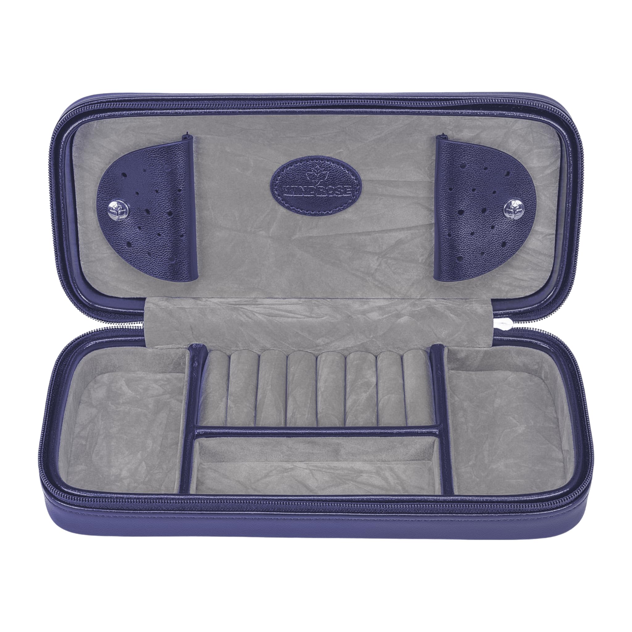 Windrose Charmbox für die Reise merino moda/dunkelblau