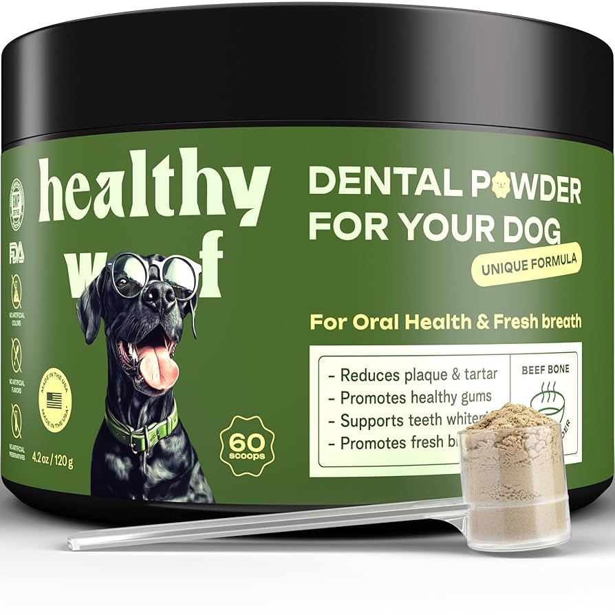 犬猫生活　DENTAL POWDER Amazon.com : Dog Teeth Cleaning Powder，Dog Dental Powder