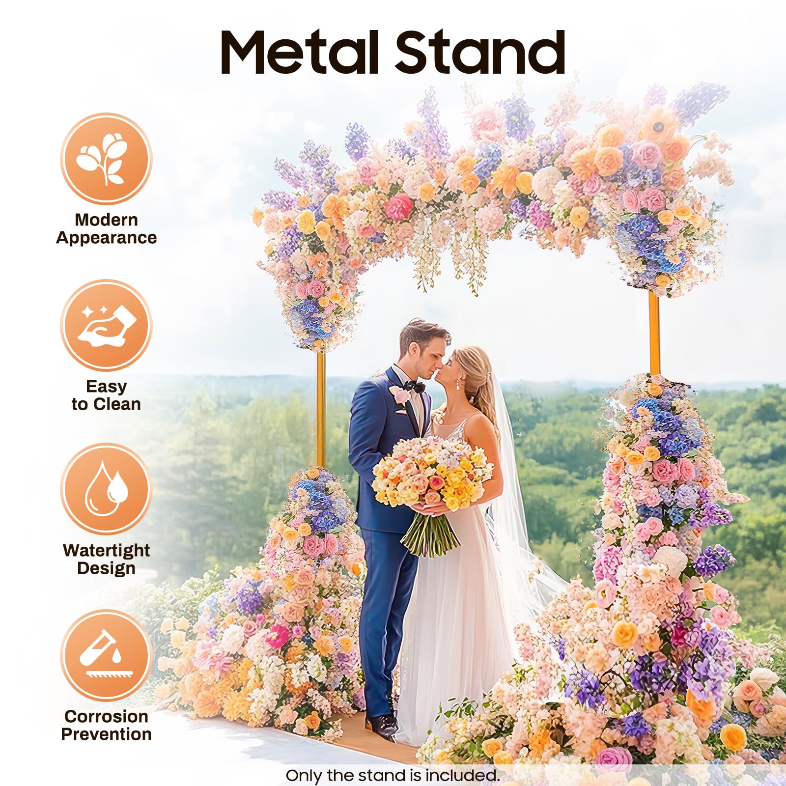 Metalen bruiloft boog frames set van 2 voor ballonboog achtergrond standaard ideaal voor ceremonie feest verjaardag verjaardag baby shower binnen/buiten evenement decor wit 180 cm 210 cm Metalen bruiloft boog frames set van 2 voor ballonboog achtergrond standaard ideaal voor ceremonie feest verjaardag verjaardag baby shower binnen/buiten evenement decor wit 180 cm 210 cm