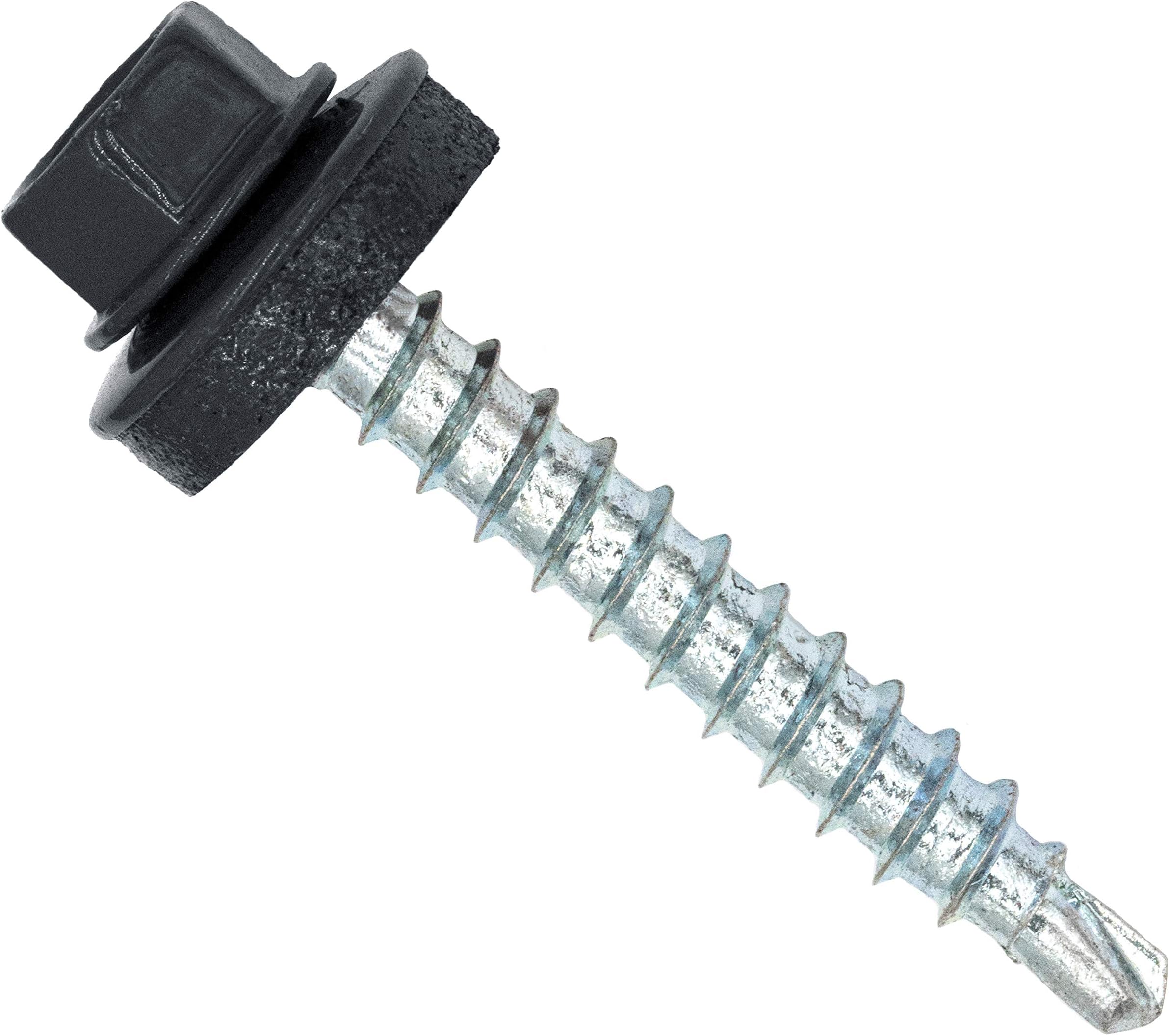 Twistec 292PVZ48x357016 Trapezoidal sheet metal screws 4.8 x 35 mm, RAL7016, 100 pieces, anthracite gray RAL 7016