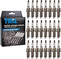 Vista 34 de TRQ Juego de 4 piezas de bujías de iridio para motor de afinación