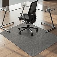 Vista 8 de Kuyal Tapete para Silla de Oficina para Piso de Madera Dura, 36" x 48" Tapete Resistente para Silla de Escritorio para Oficina y Hogar