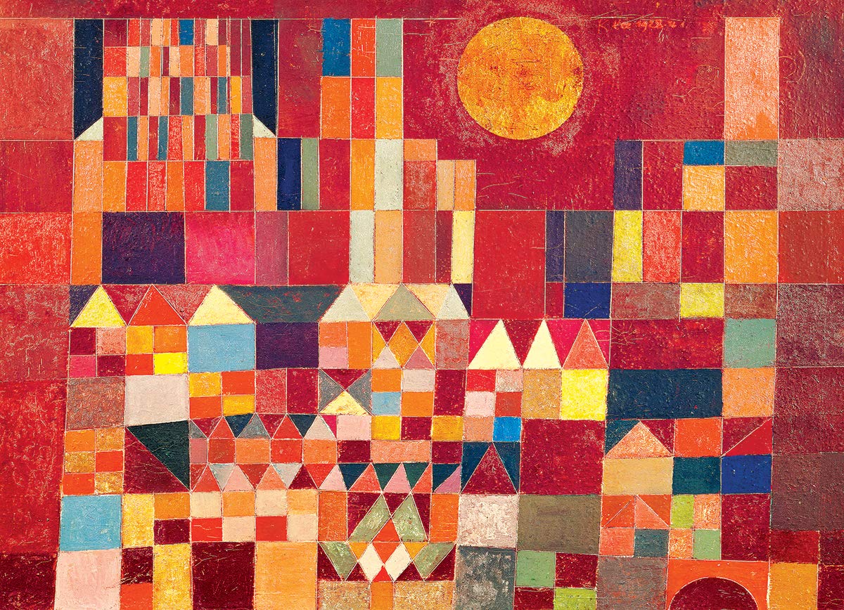 Amazon.com: EuroGraphics Castle and Sun by Paul Klee 100-Piece