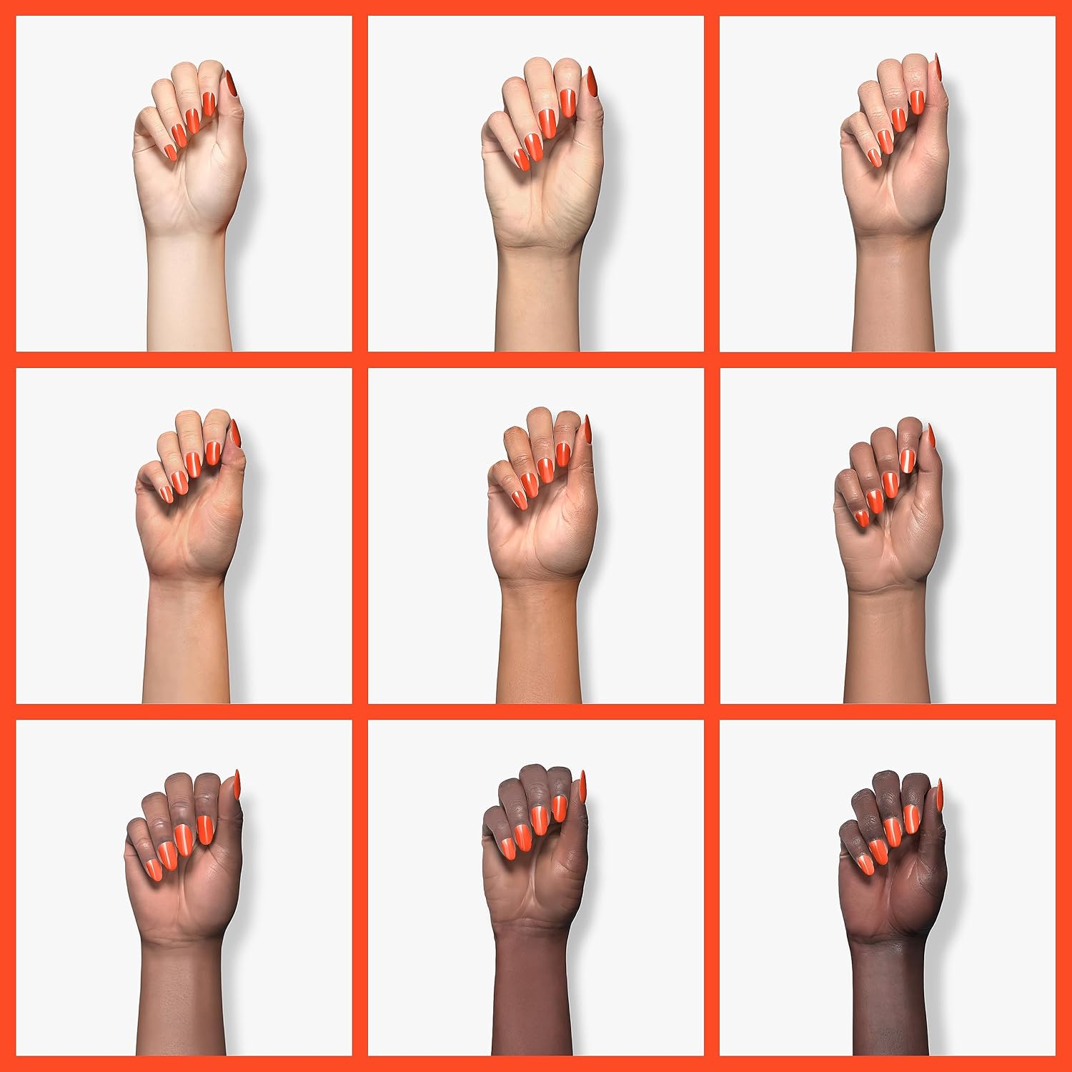 AIMEILI Soak Off U V LED Gel Nail Polish - Orange Sweetie (027) 10ml image 3