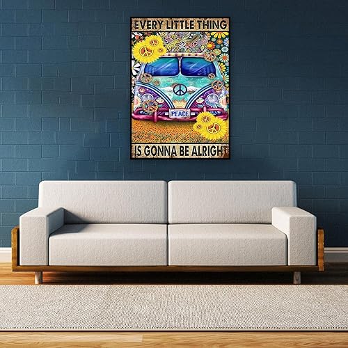 Miniatura 7 de ICECHEN Kits de pintura de diamantes de paisaje para adultos, pintura de puntos de diamante de perforación completa de hongos coloridos para