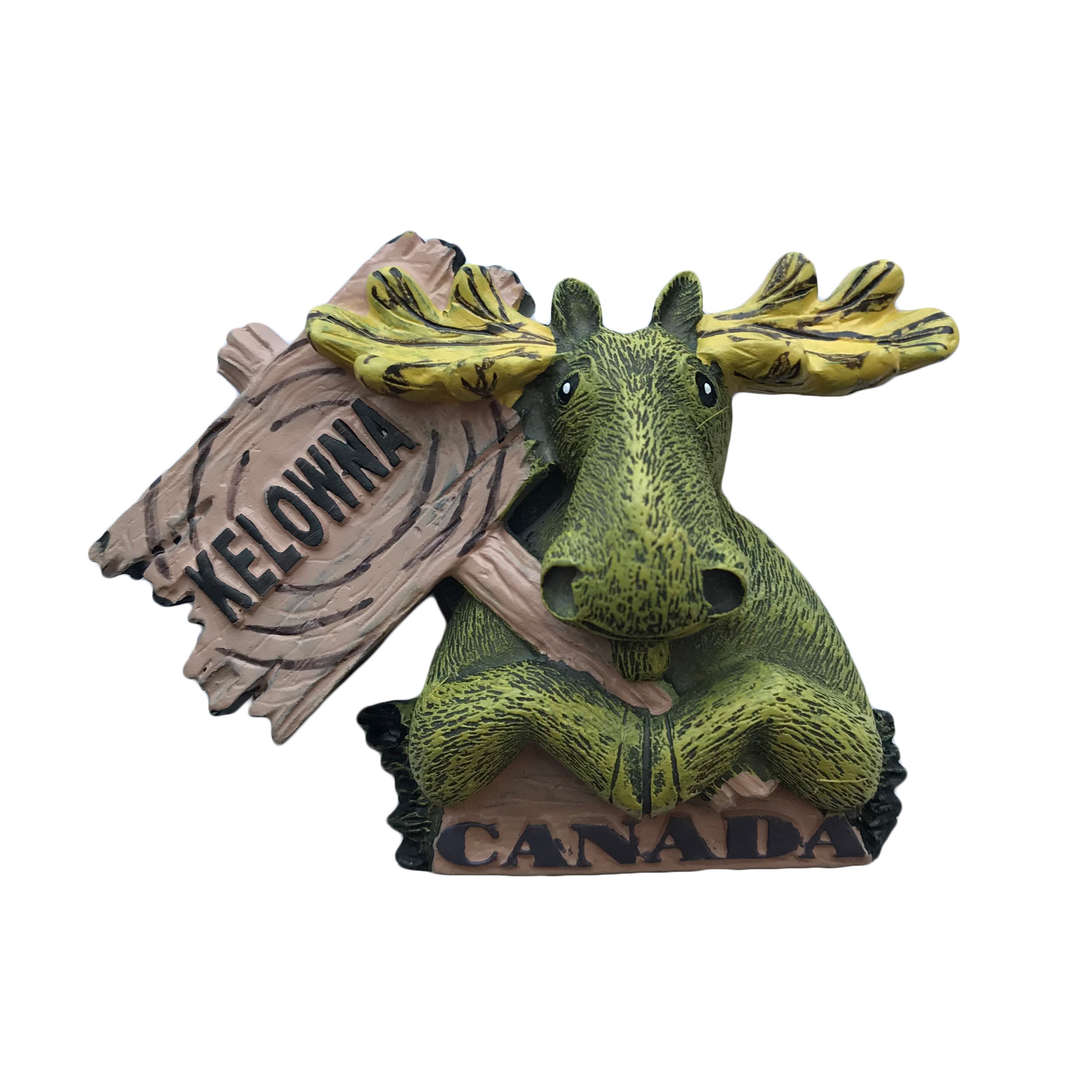 Magnete Frigo 3D Bandiera Canada In Bikini - Souvenir Turistico In Resina 7x7 Cm - 4