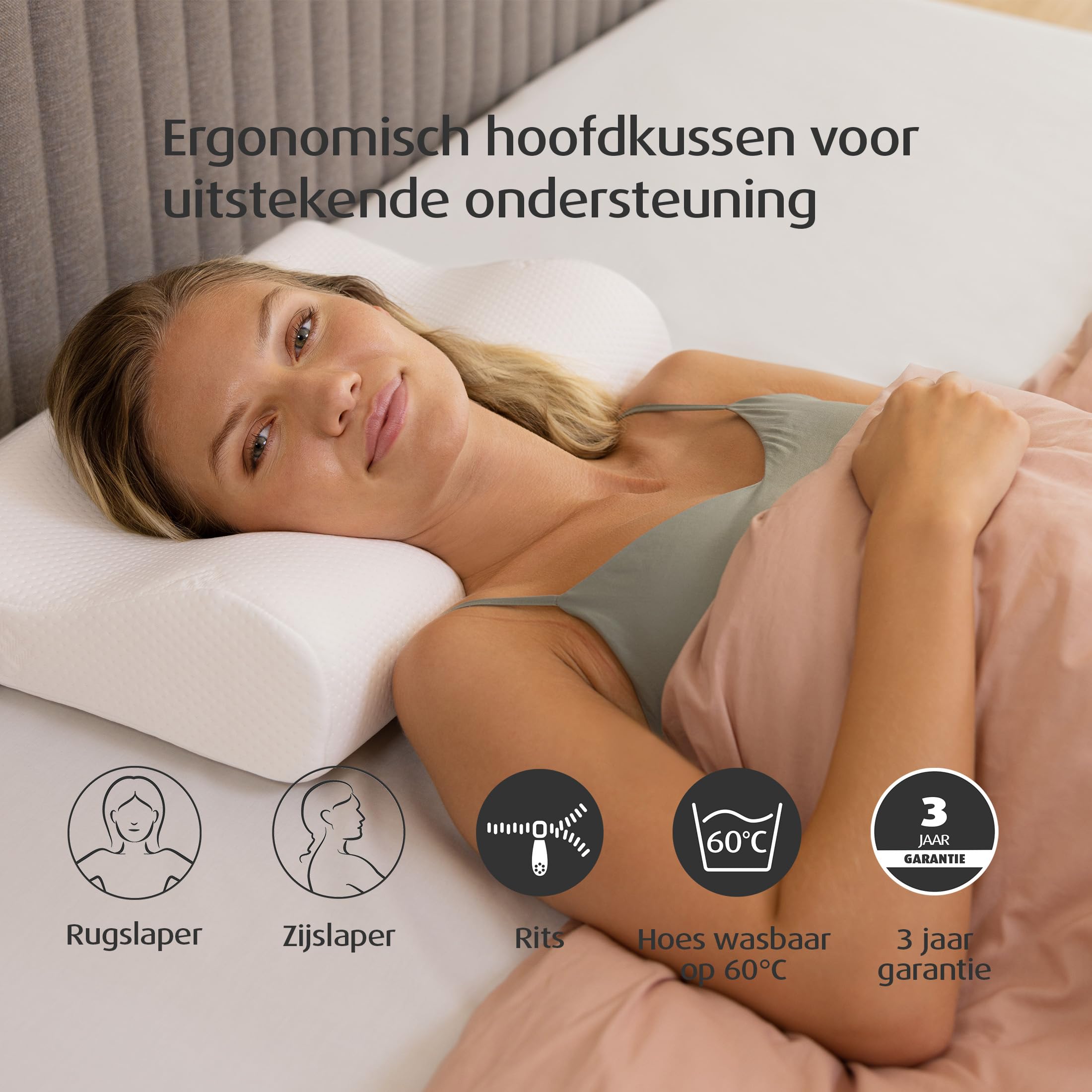 TEMPUR Original Memory Foam Sleeping Pillow, Ergonomic Neck