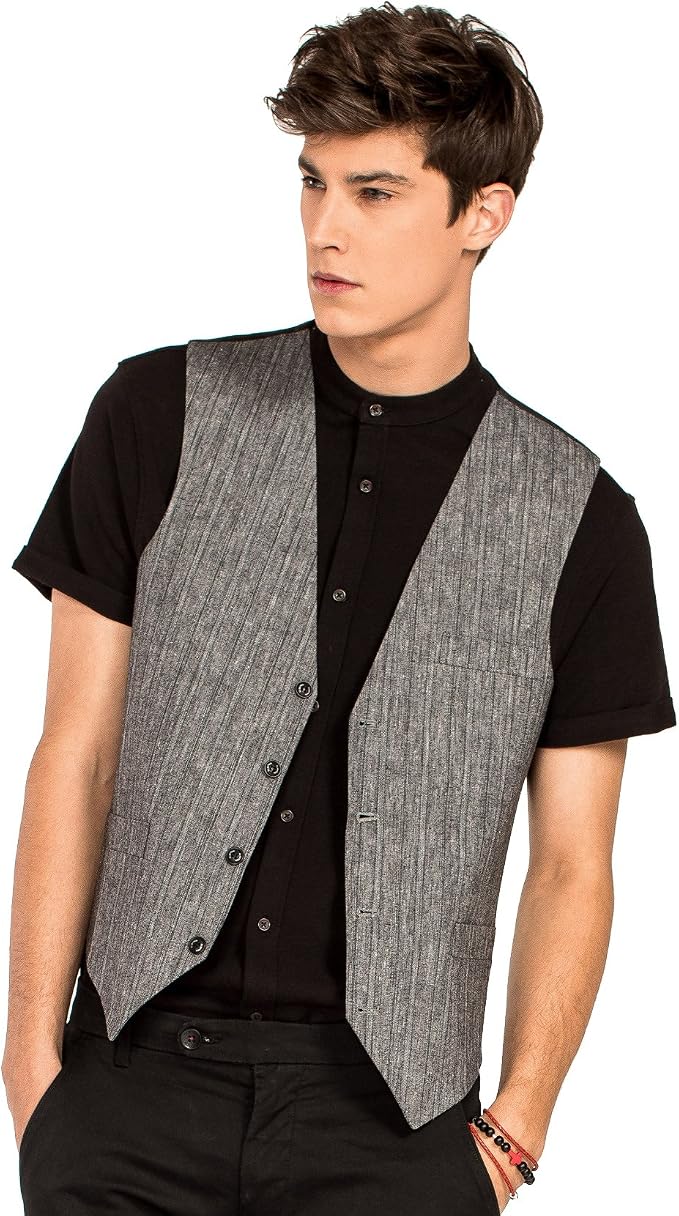 Clayton Gilet a righe : Amazon.it: Abbigliamento