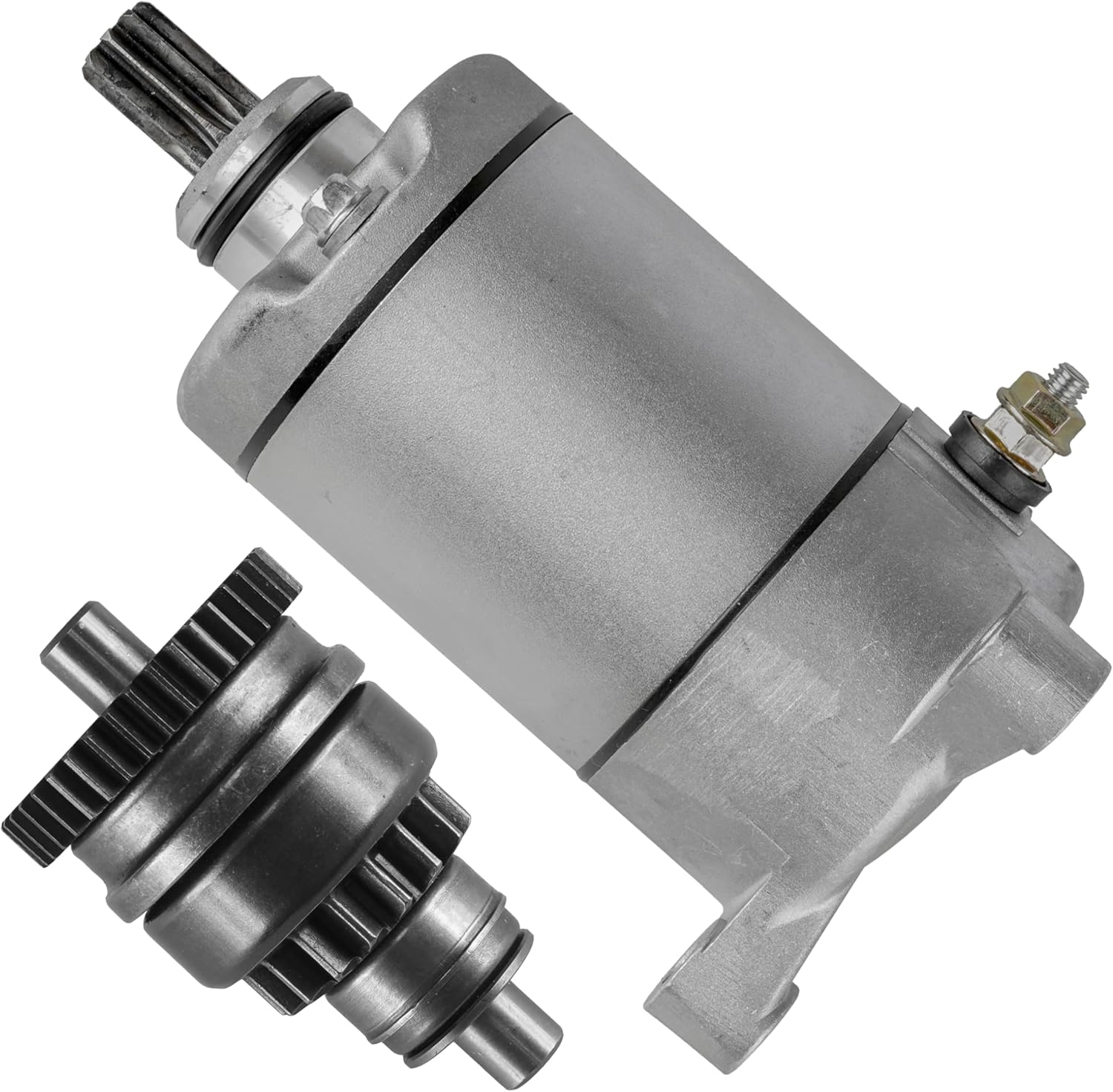 Caltric Starter & Drive Bendix Compatible with Polaris Sportsman 450 455Cc 2006-2007