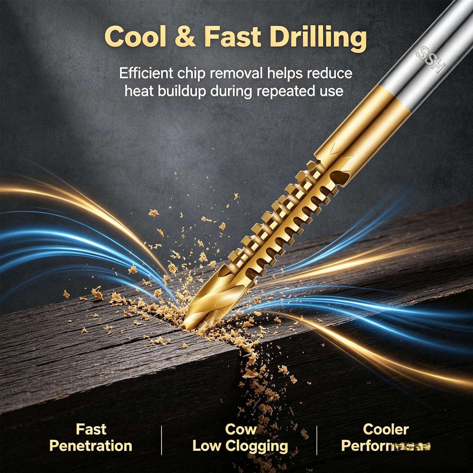 High-Speed Steel Drill Bit Set - 6 Pcs -6