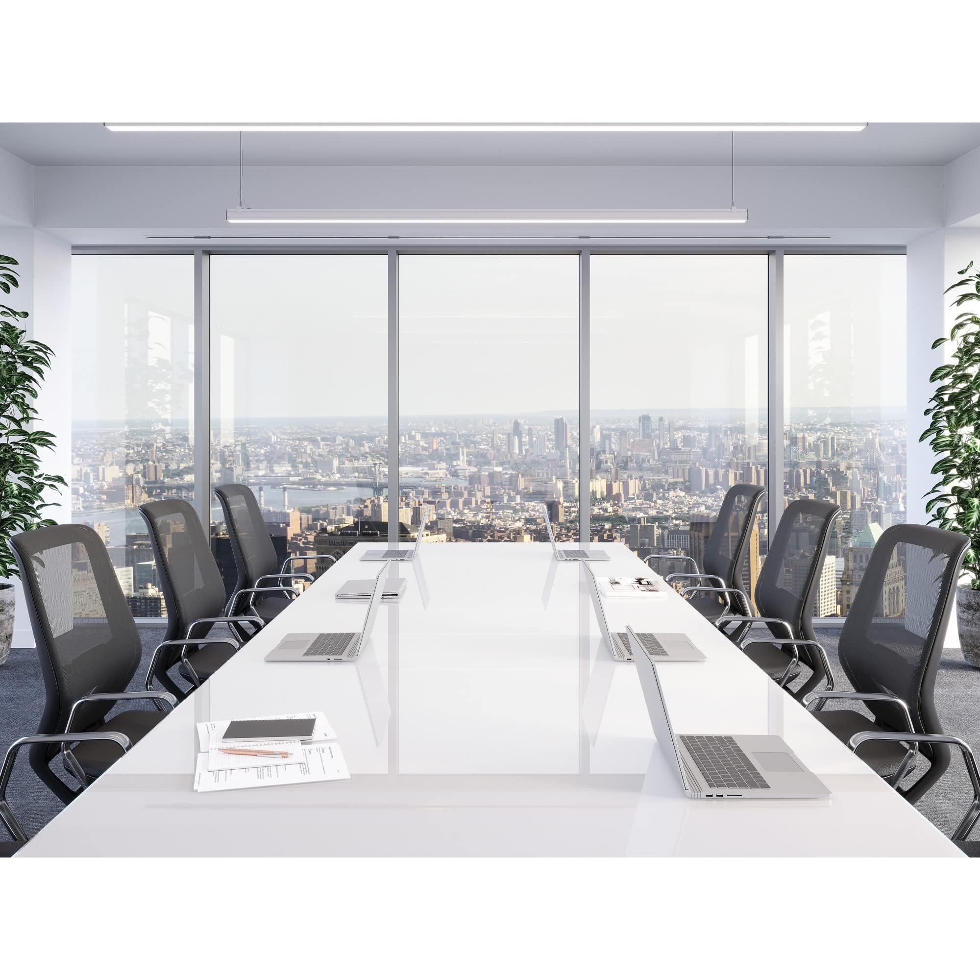 WorkPro(r) Sentrix Ergonomic Mesh/Mesh Mid-Back Manager Office Chair, Fixed Arms, Black, BIFMA Compliant - Image 7