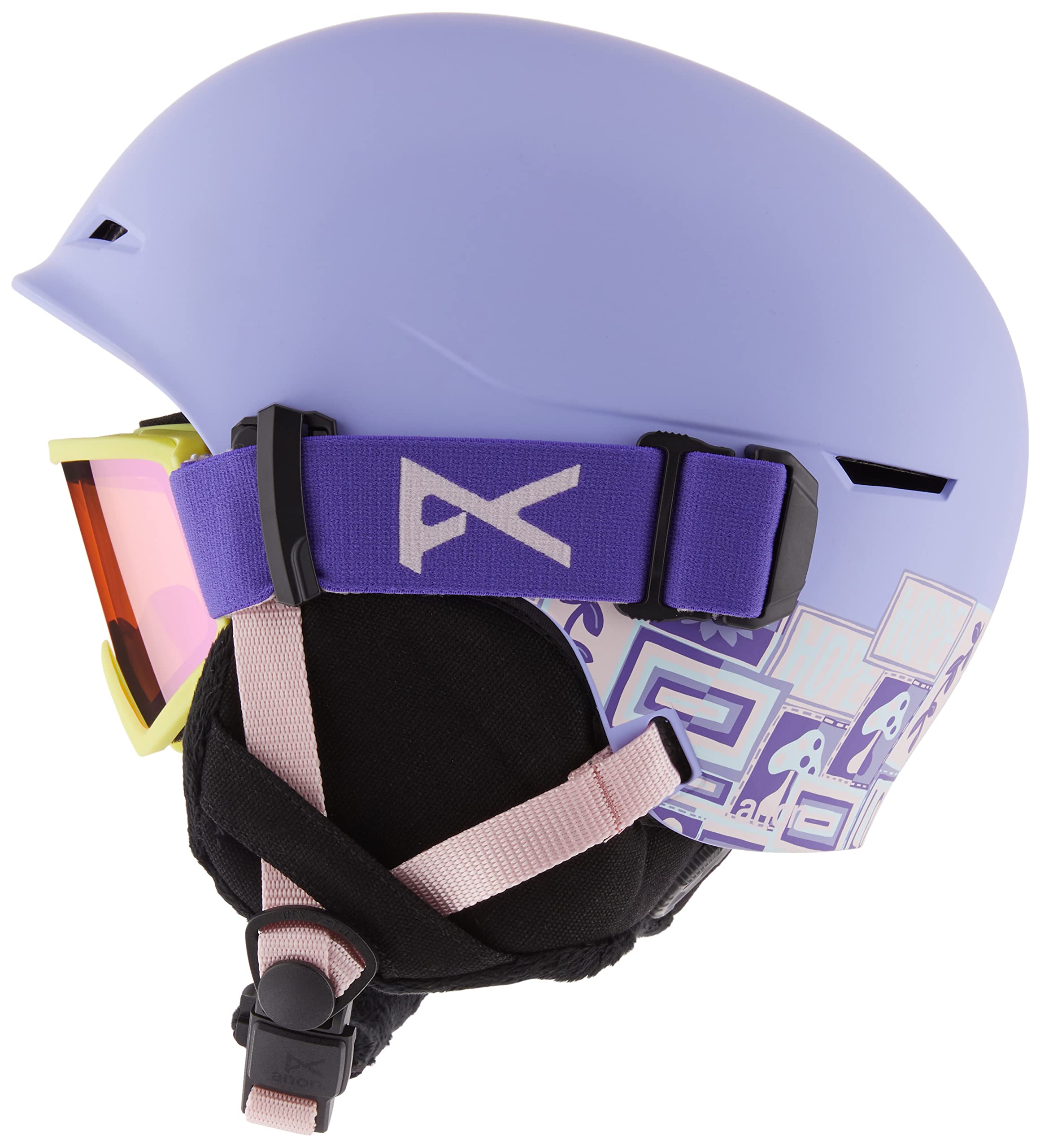 Amazon.com: Anon Kids' Define Helmet, Free Purple, Small / Medium