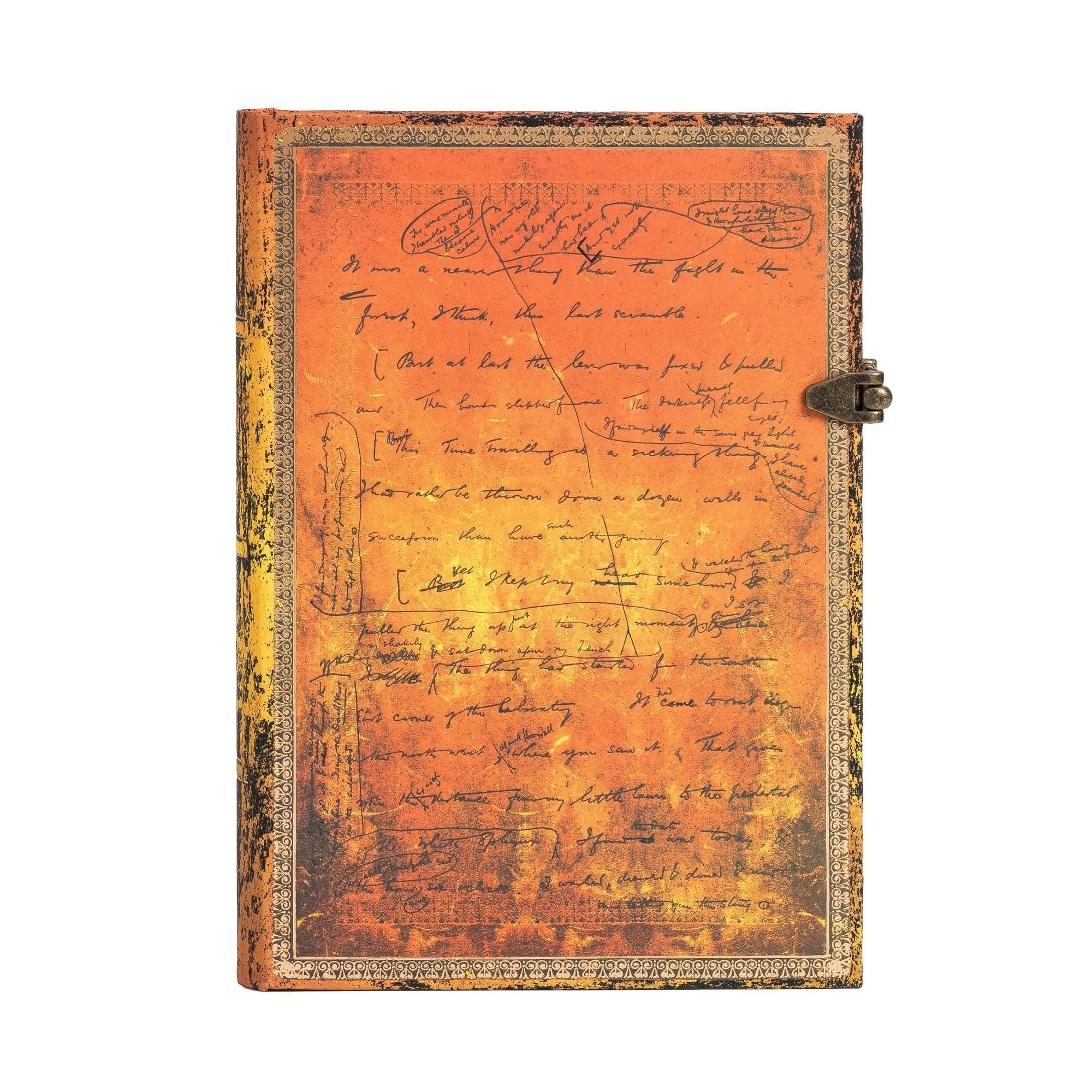Paperblanks Hardcover Journal H.G. Wells’ 75th Anniversary | Unlined | Midi (130 × 180 mm)