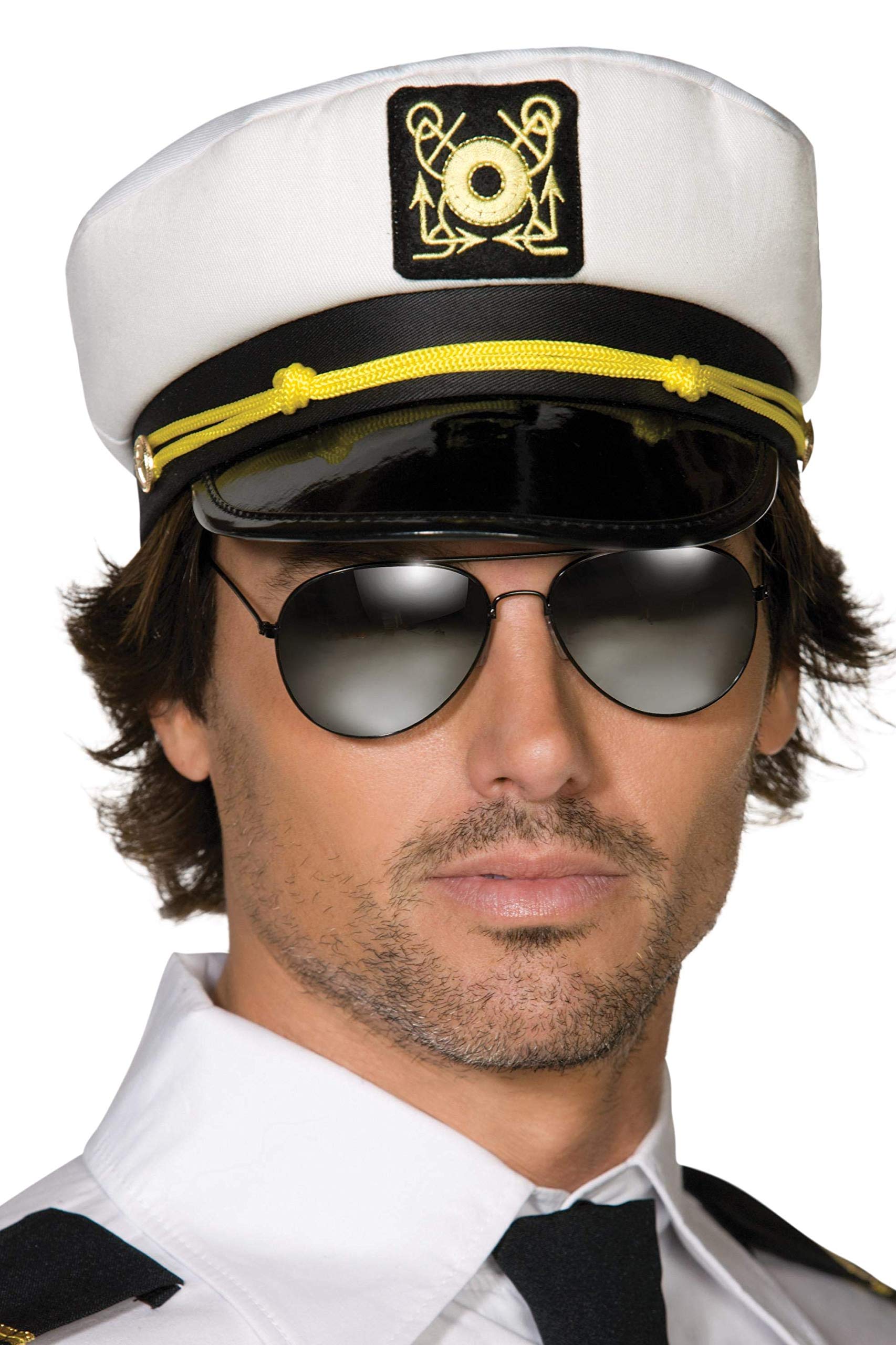 SmiffysSmiffys Captains Cap Fabric with PVC Peak