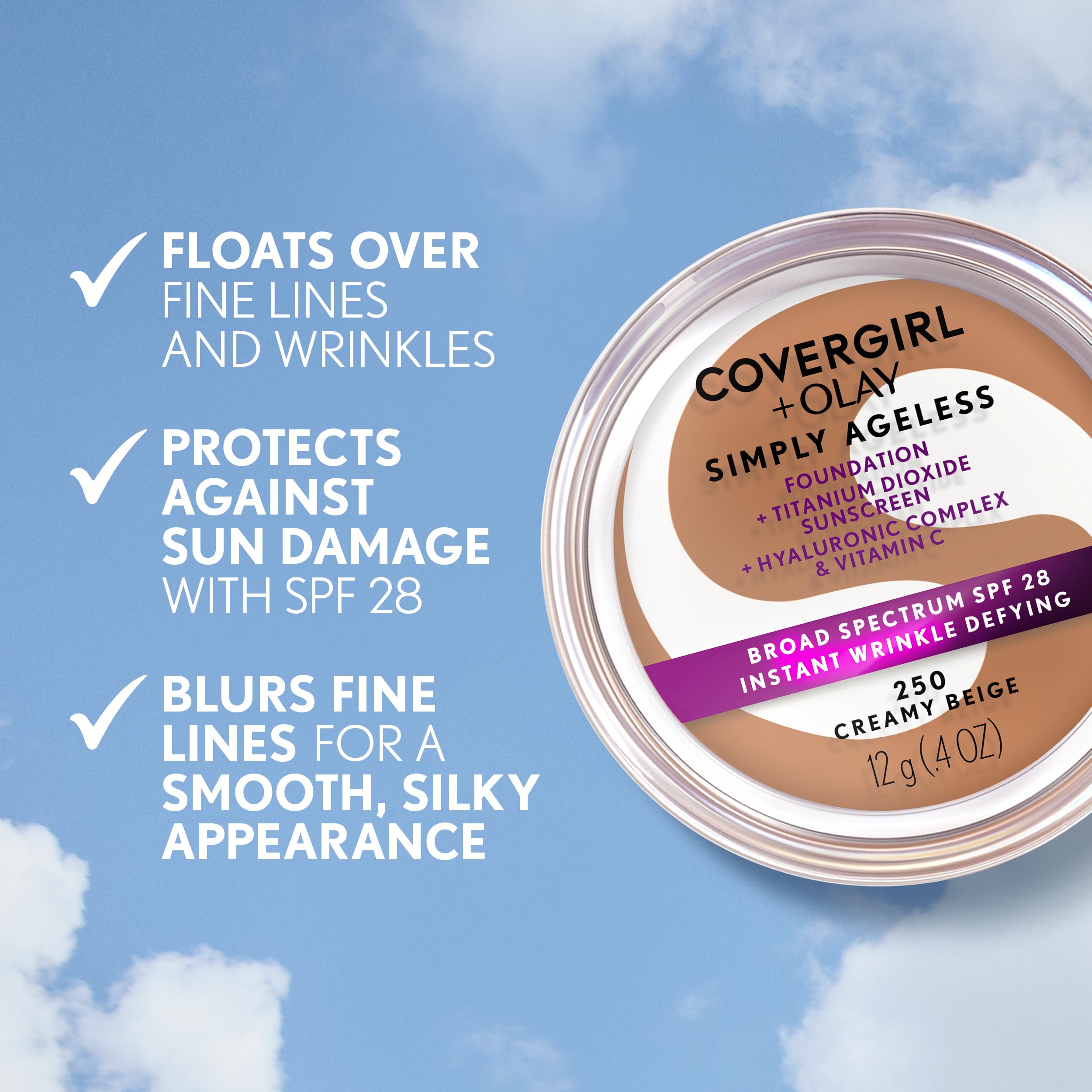 Amazon.com : COVERGIRL Simply Ageless Instant Wrinkle Defying