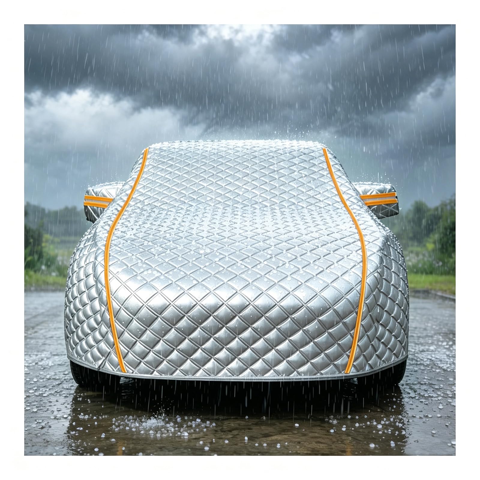 Telo Copertura Antigrandine per Mini Cooper 3 Porte 2000,Antigrandine Copriauto Auto,Copertura Auto Idrorepellente,Copriauto Completo per Esterni,Telo Rivestimento Veicolo