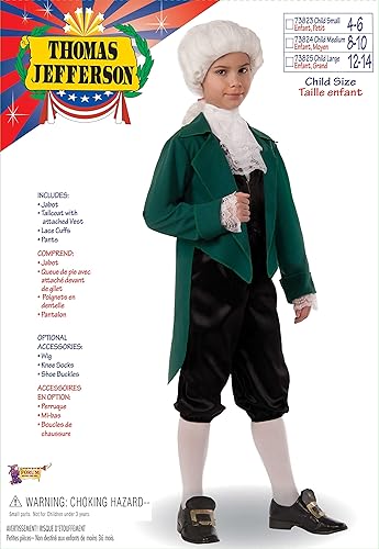 Miniatura 2 de Forum Novelties Disfraz de Thomas Jefferson de lujo