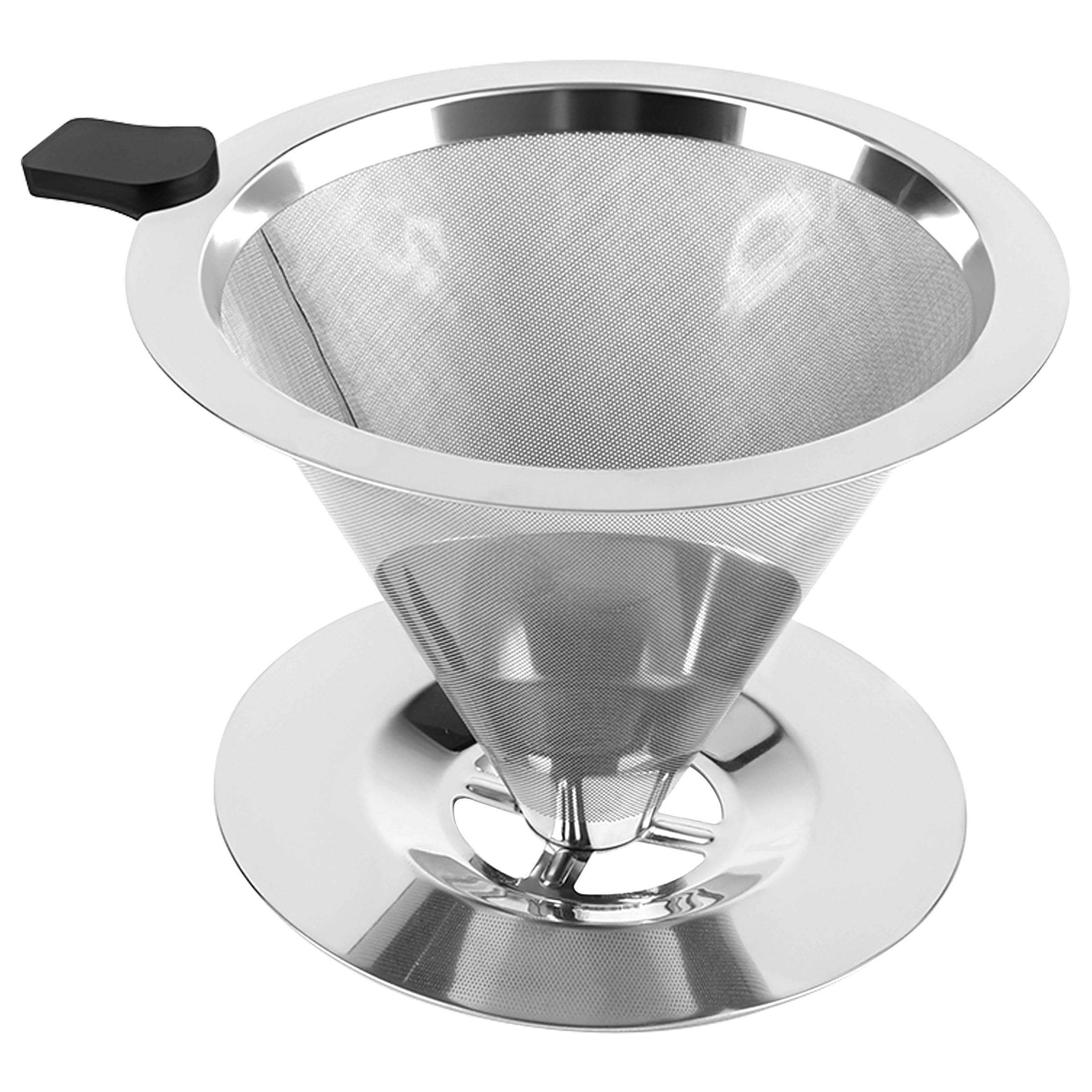 Stainless Steel Pour Over Coffee Filter Reusable Coffee Dripper