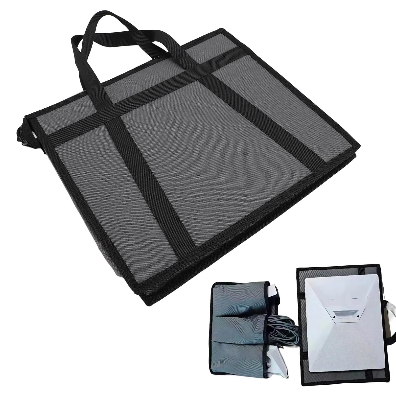 EBTOOLS Mini Case, Traveling Carry Case for Mini, Large Capacity, Water Proof Oxford Fabric, Storage Organizer Bag for Mini Dish, Accessories