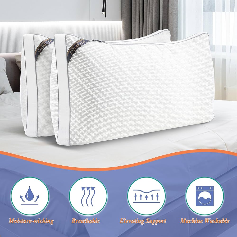 Bedsure Pillows Queen Size Set Of 2 - Hotel Quality Queen Size Bed Pillows 2 Pack For Sleeping, Soft And Supportive Filling For Side, Back Sleepers (19"x28") For Sale | Las Vegas, NV | Nellis Auction