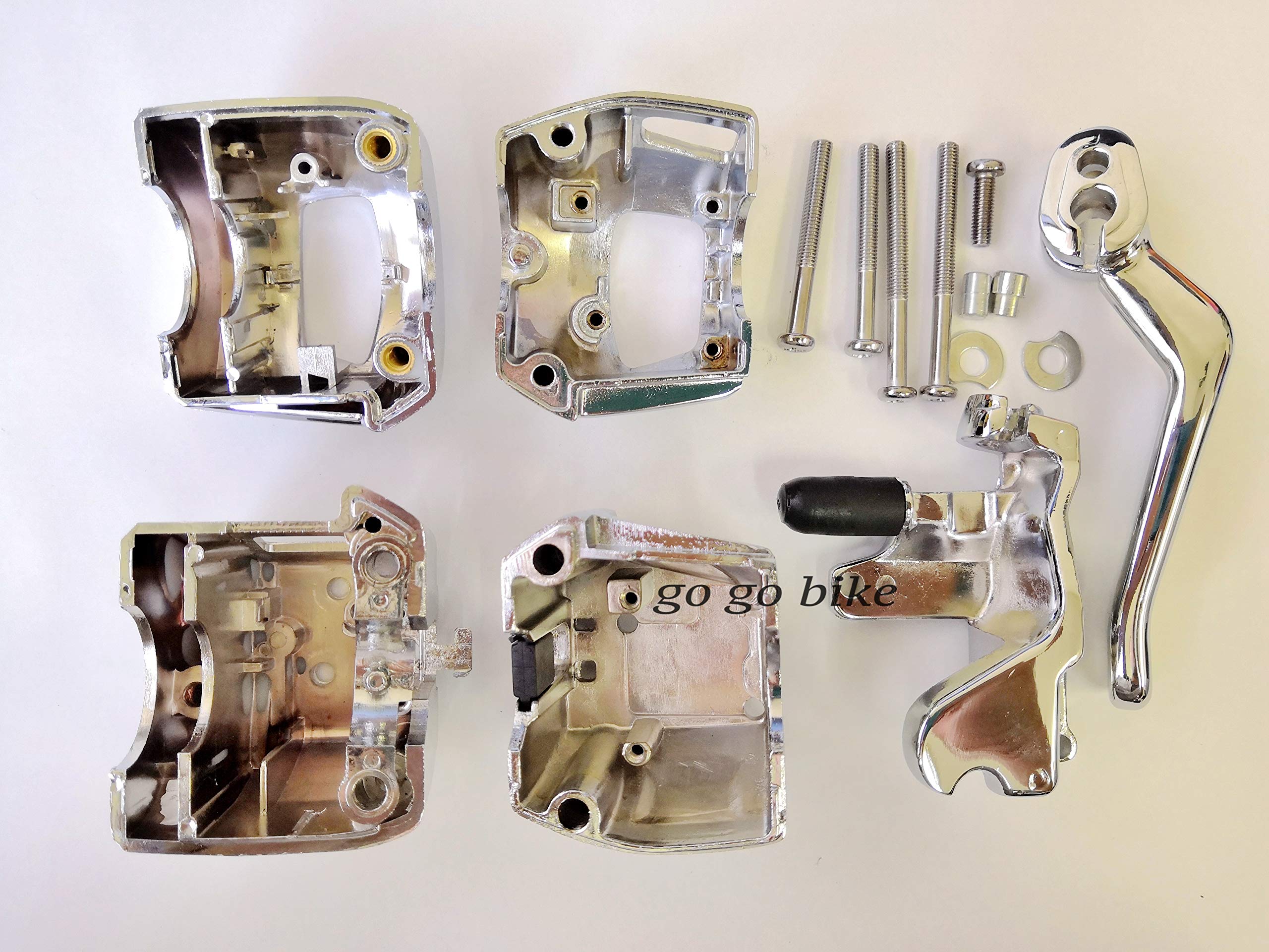 ヤマハ マグザム 純正ホイール専用 合わせメッキ カバー前後Set