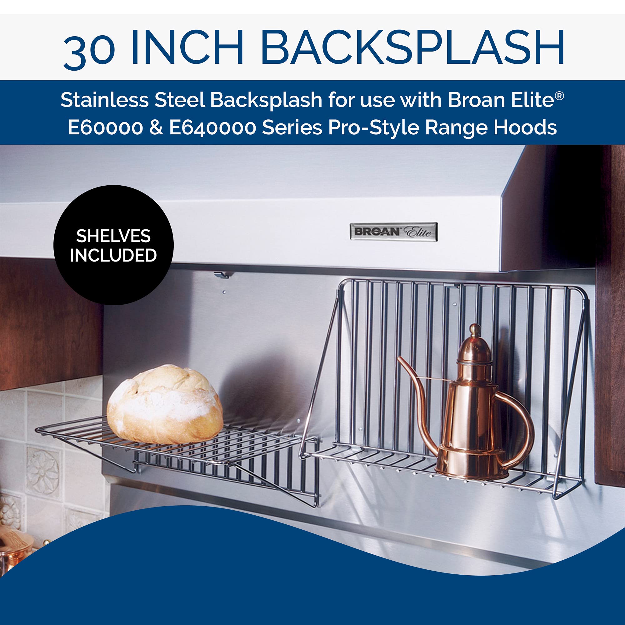 broan stainless steel backsplash 30