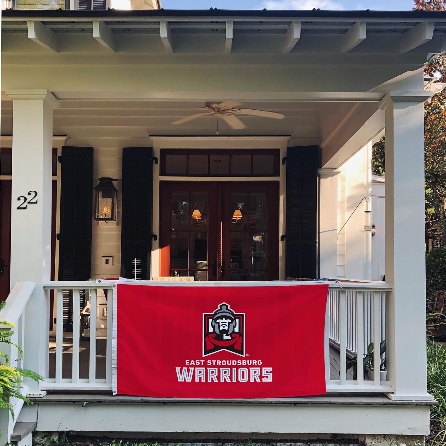 Desert Cactus East Stroudsburg University of Pennsylvania ESUP Flag - 3 x 5 Feet Warriors Banner, Indoor/Outdoor Durable Fabric, 100% Polyester Design (Style 2a)
